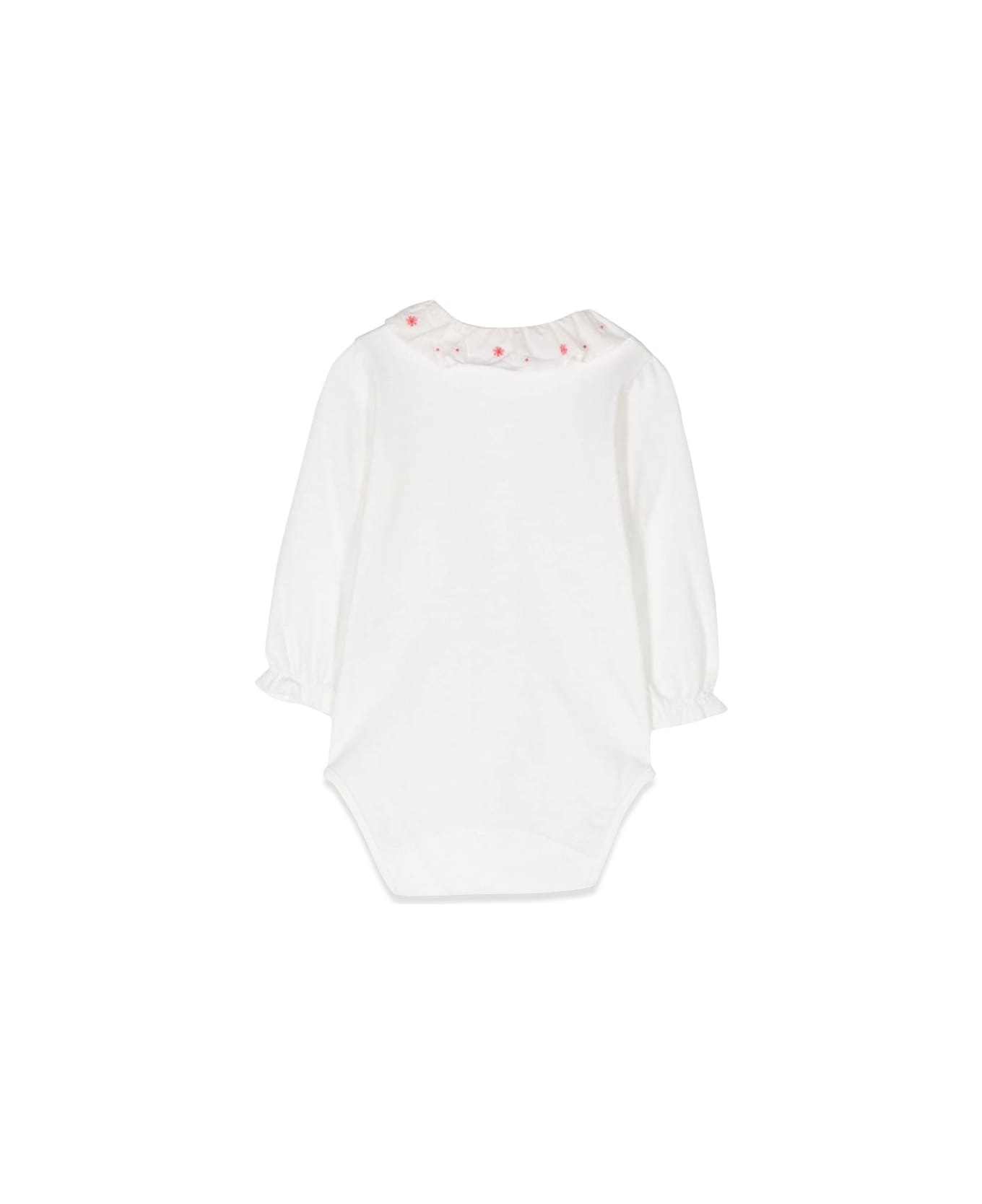 Tartine et Chocolat Body10 Polo Sleeves Longues - WHITE Tシャツ＆ポロシャツ