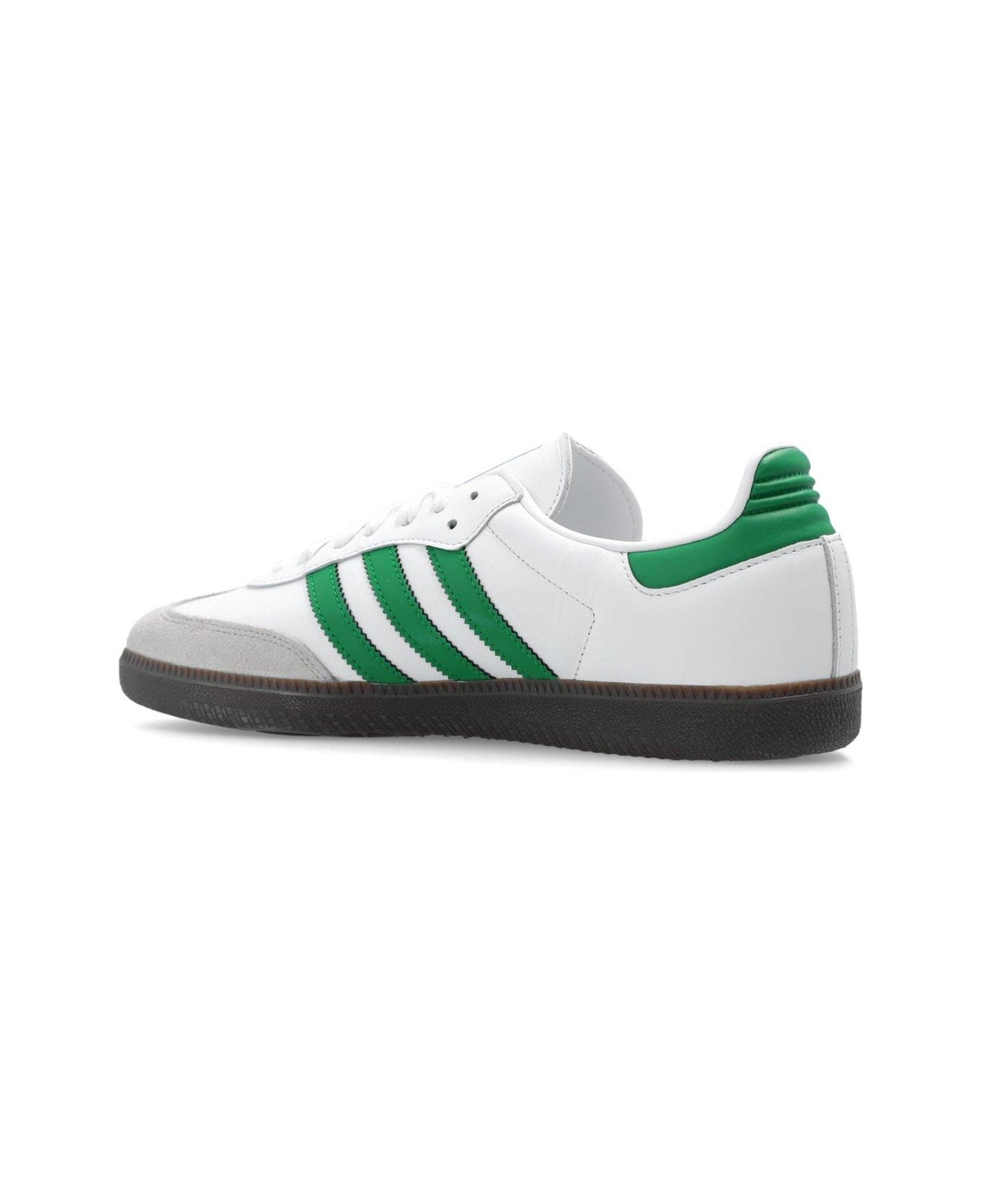 Adidas Originals Samba Og Lace-up Sneakers - White Green