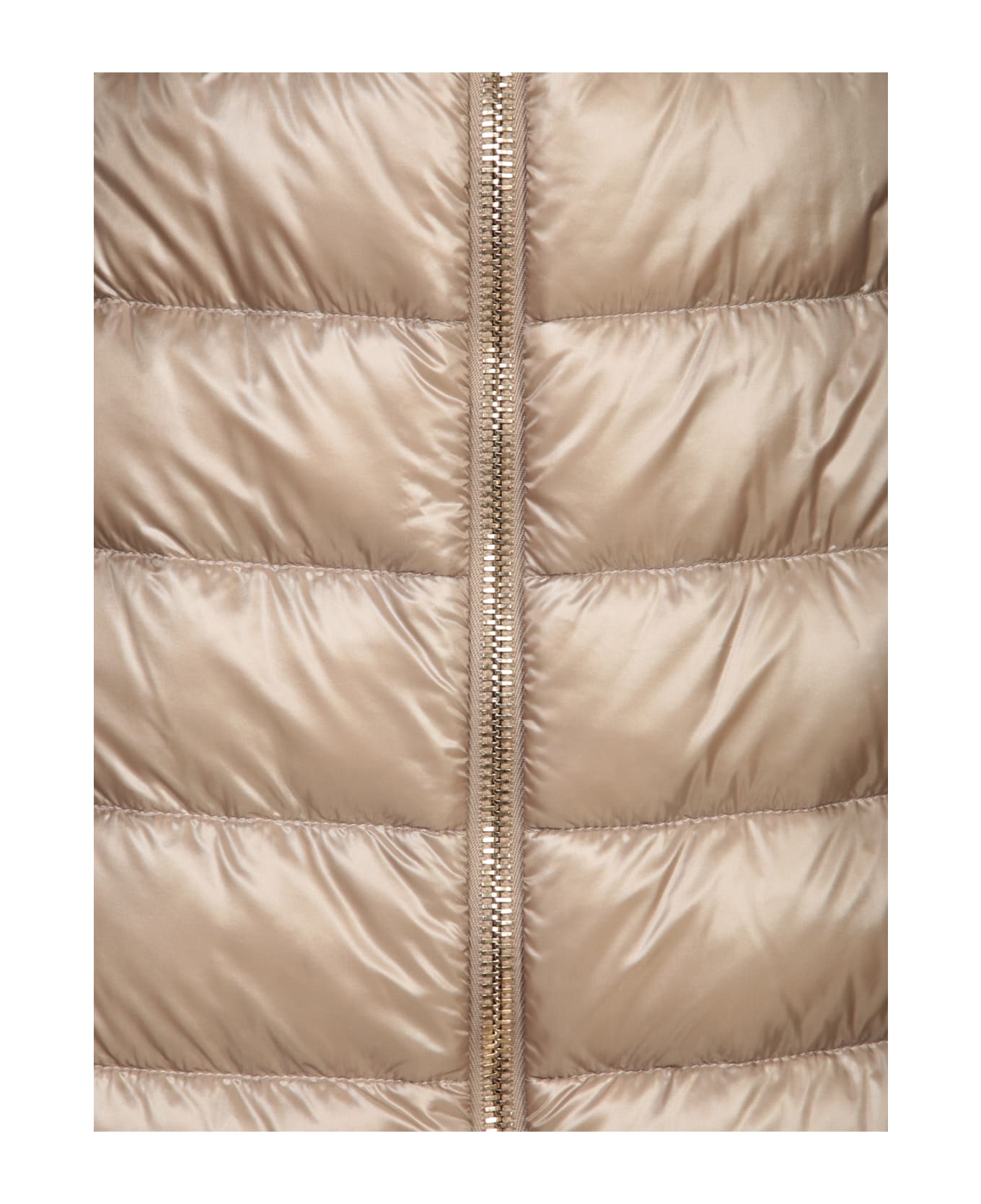 Herno Elisa Long Ecofur Taupejacket - Beige