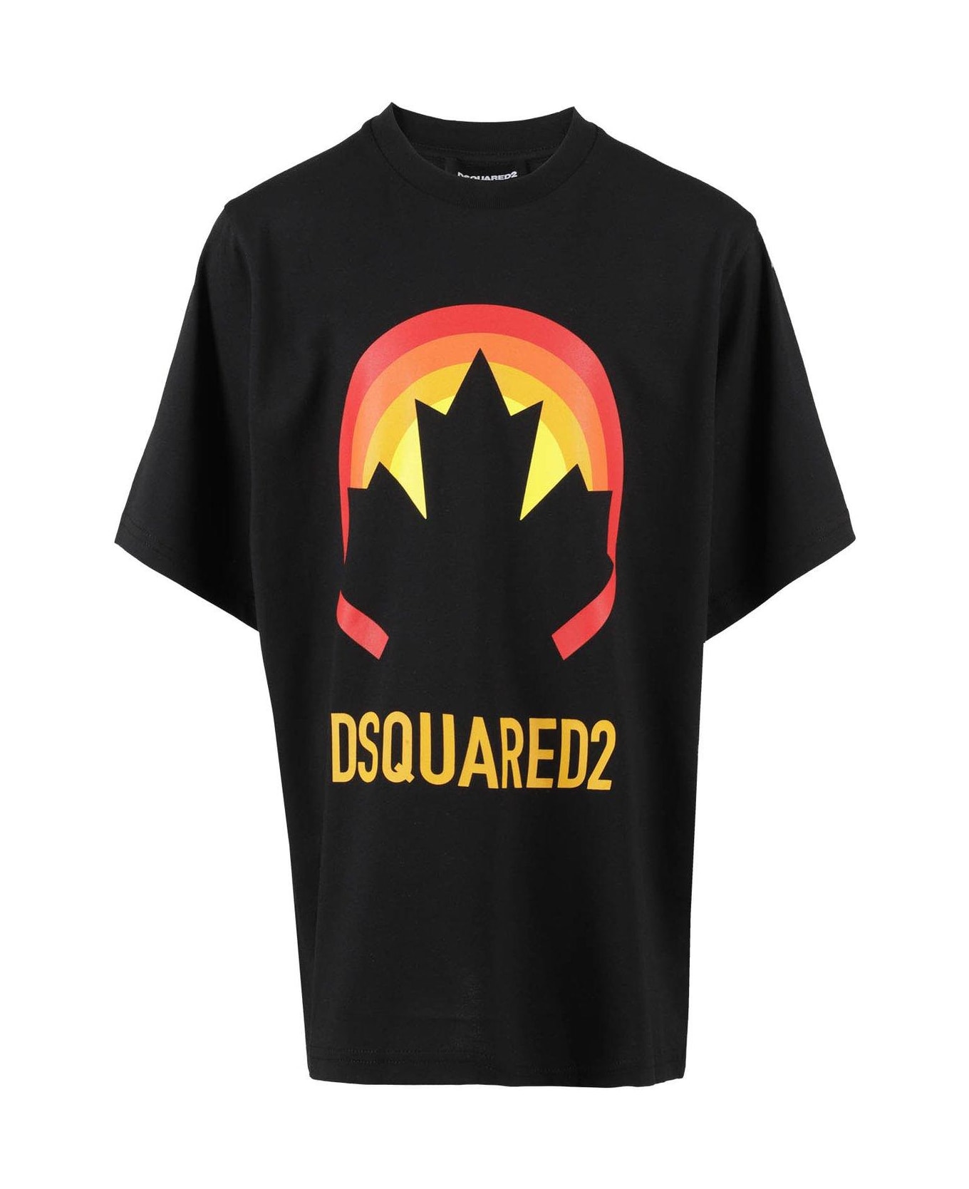 Dsquared2 Logo-printed Crewneck T-shirt - Nero
