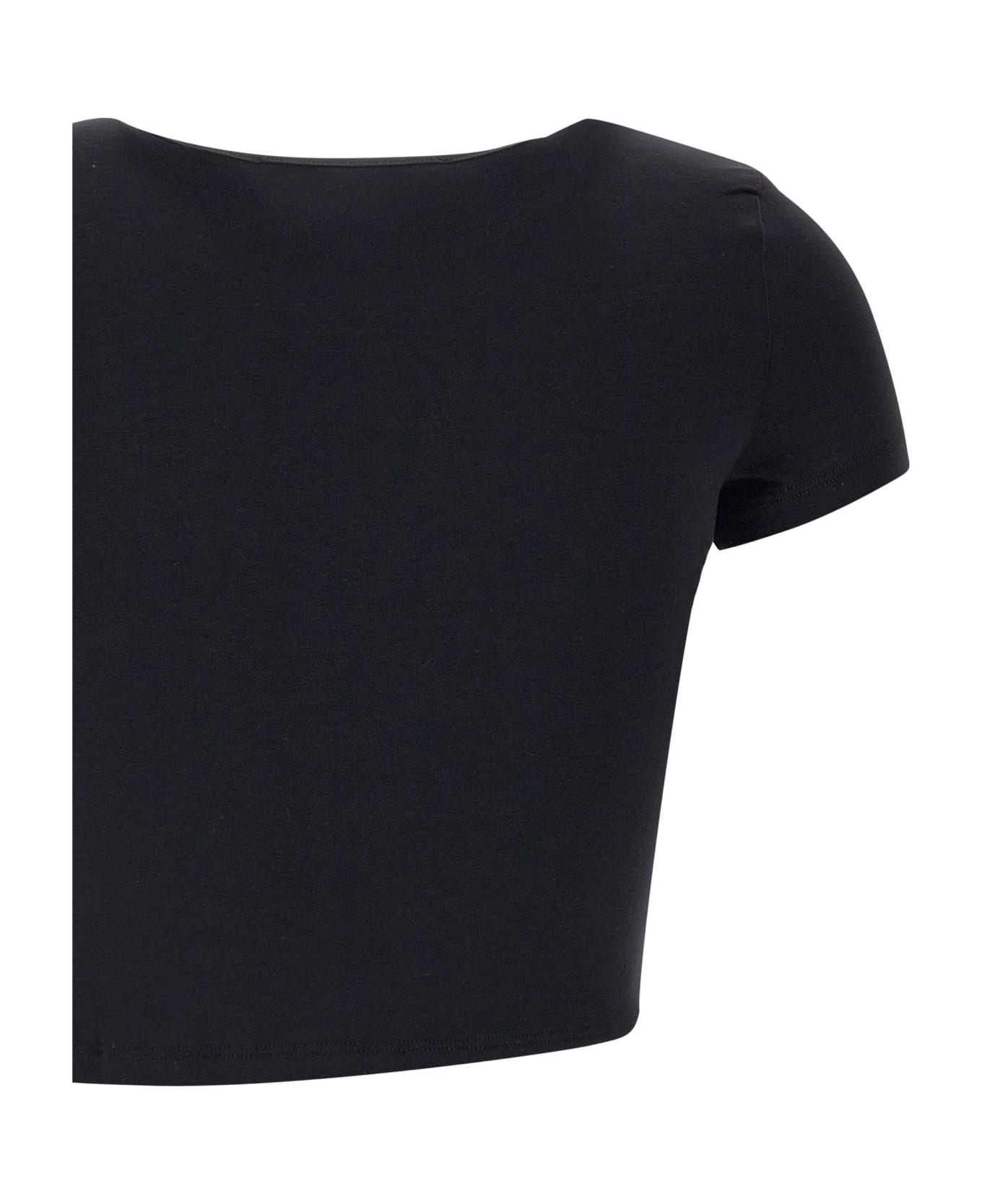 Rotate by Birger Christensen "may" Top - BLACK Tシャツ
