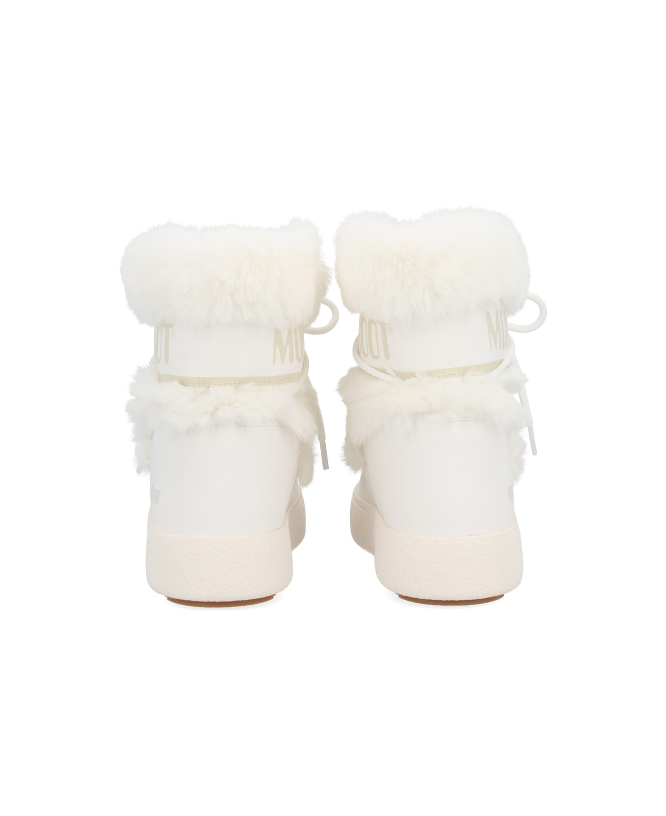 Moon Boot Boot "ltrack Low Faux Fur" - WHITE
