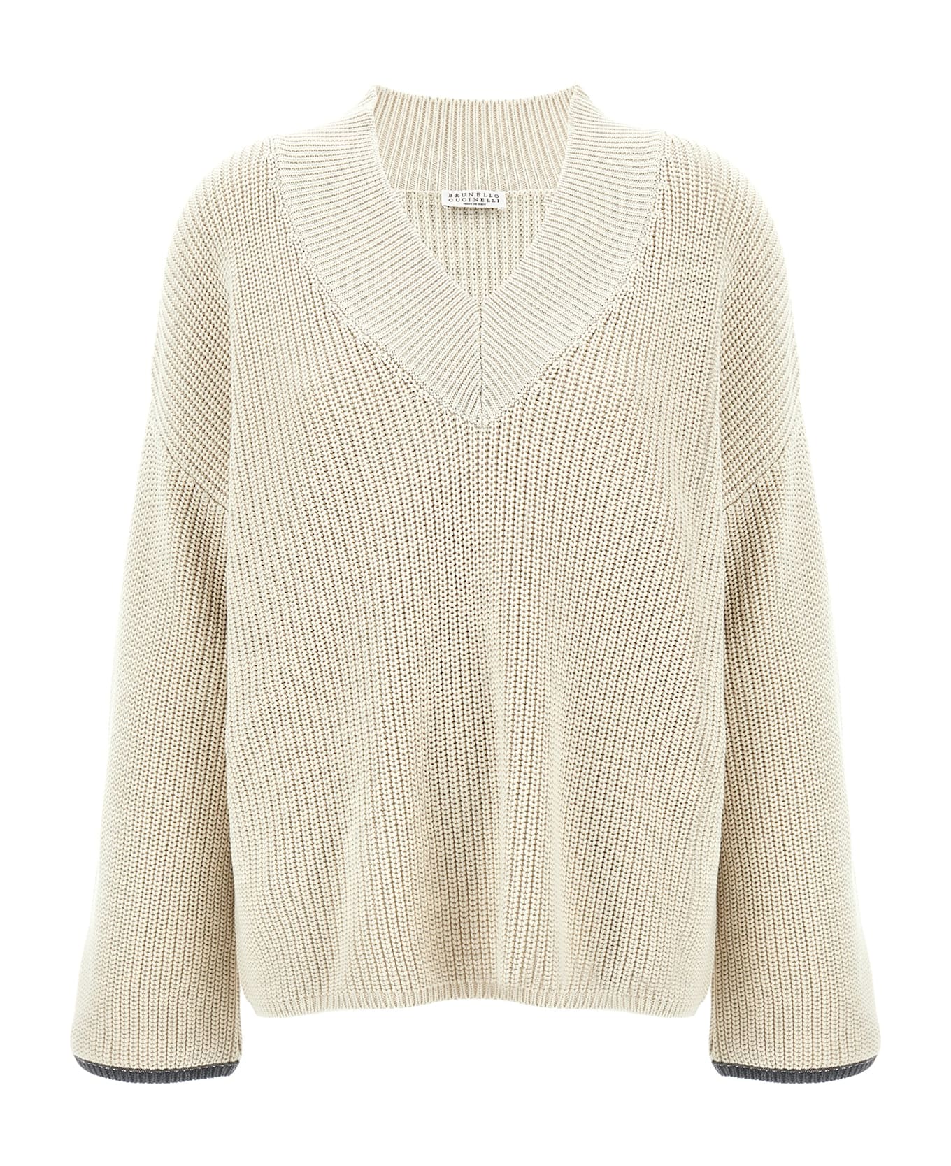 Brunello Cucinelli 'monile' Sweater - Beige