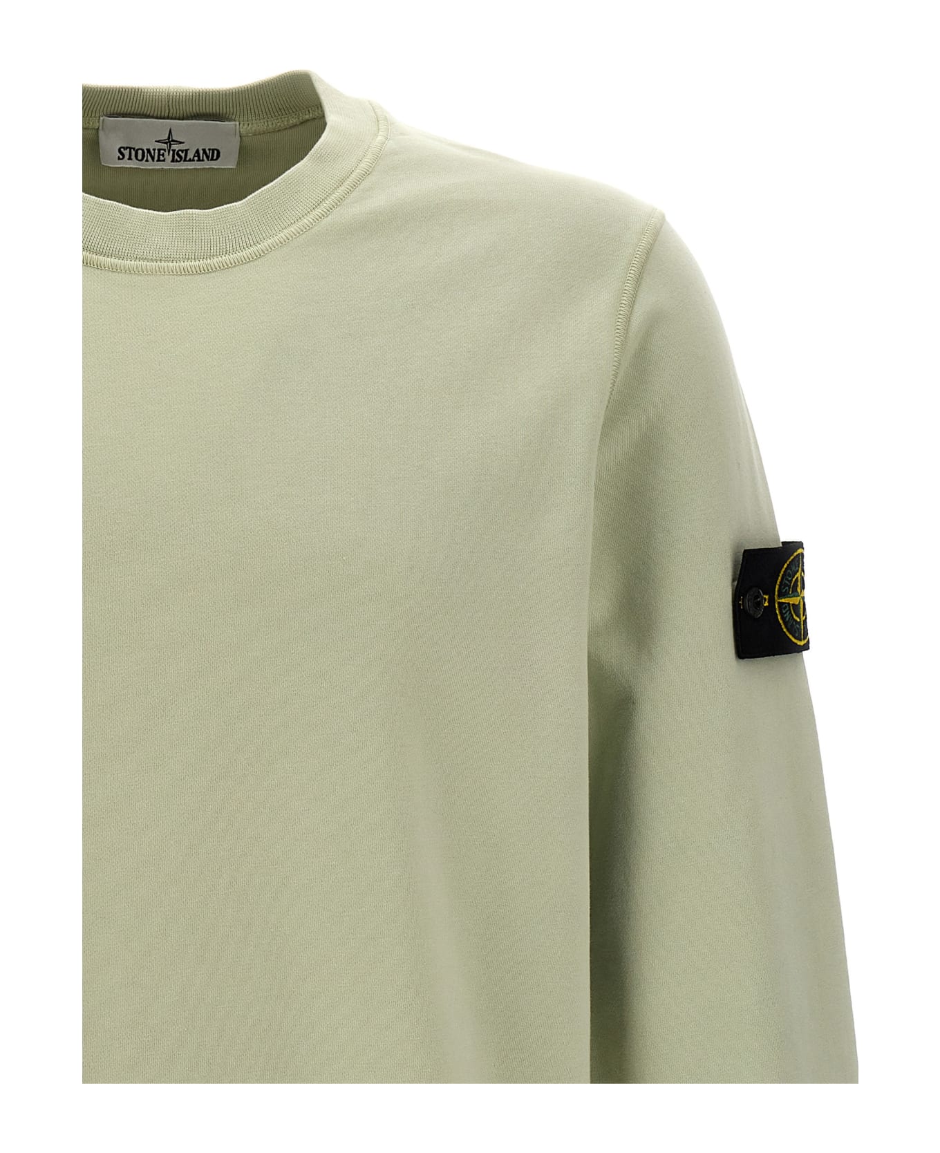Stone Island Sweatshirt With Logo - Green フリース