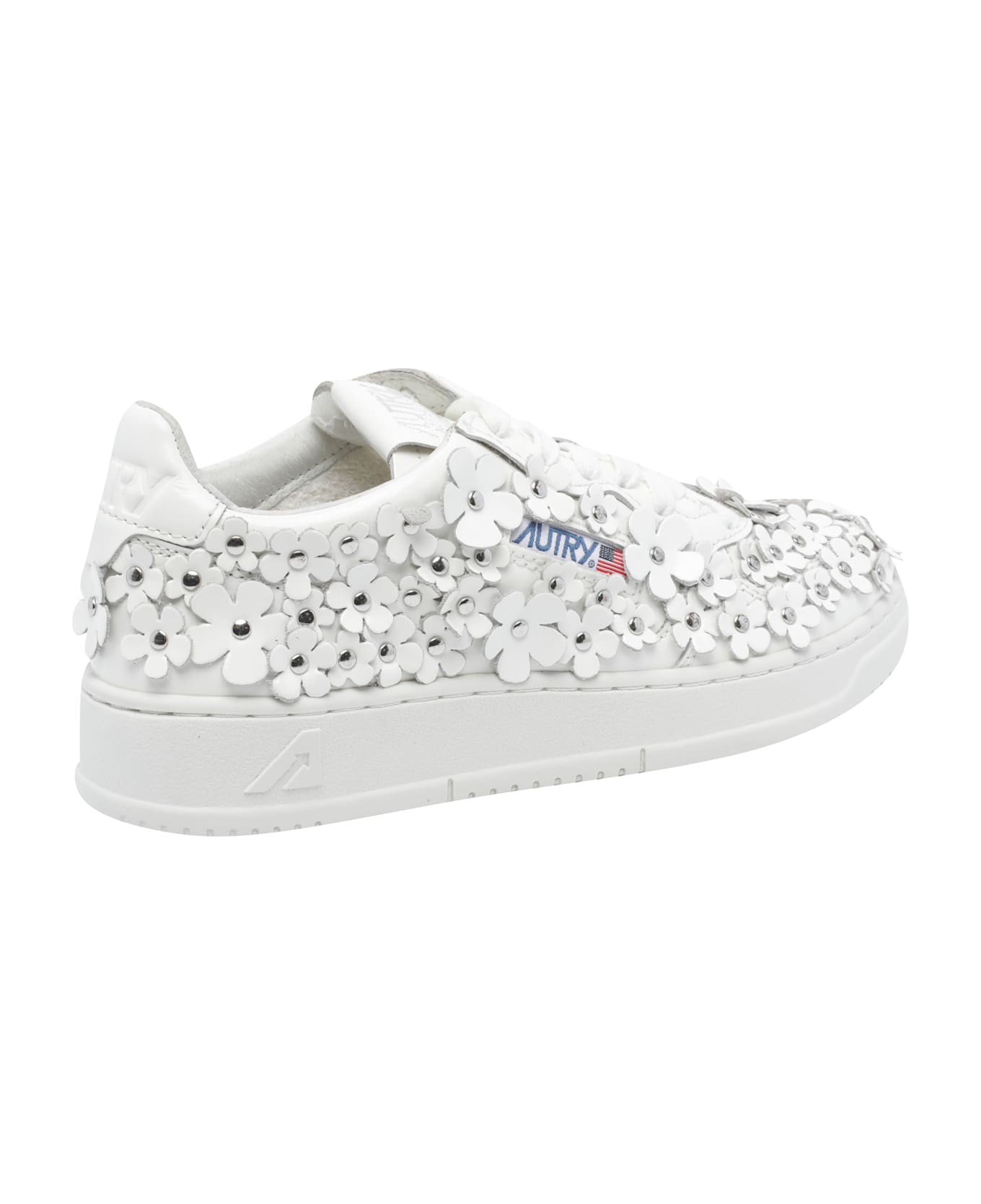 Autry Medialist Flowers Sneakers - White