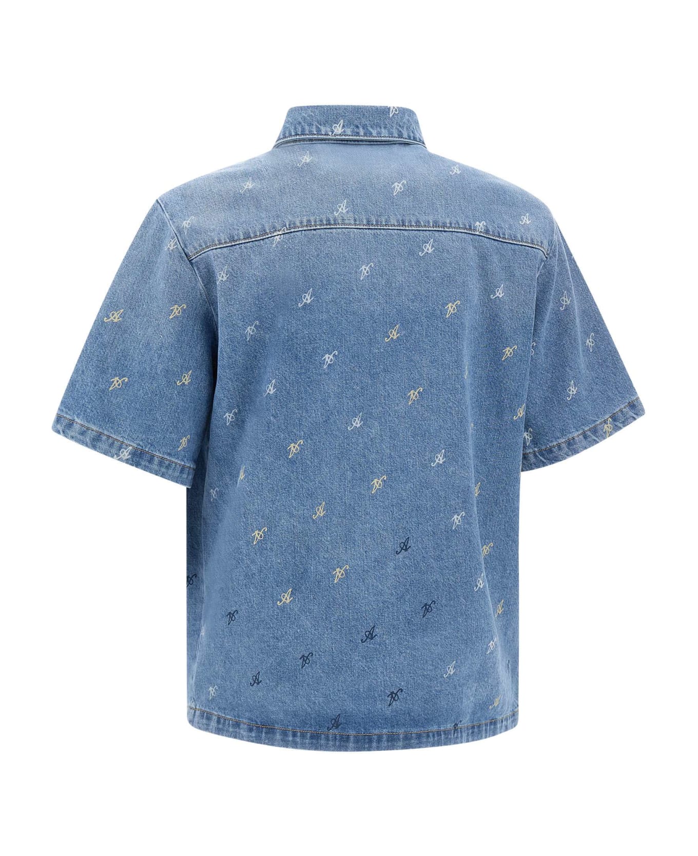 Axel Arigato "miles"cotton Denim Shirt - BLUE シャツ