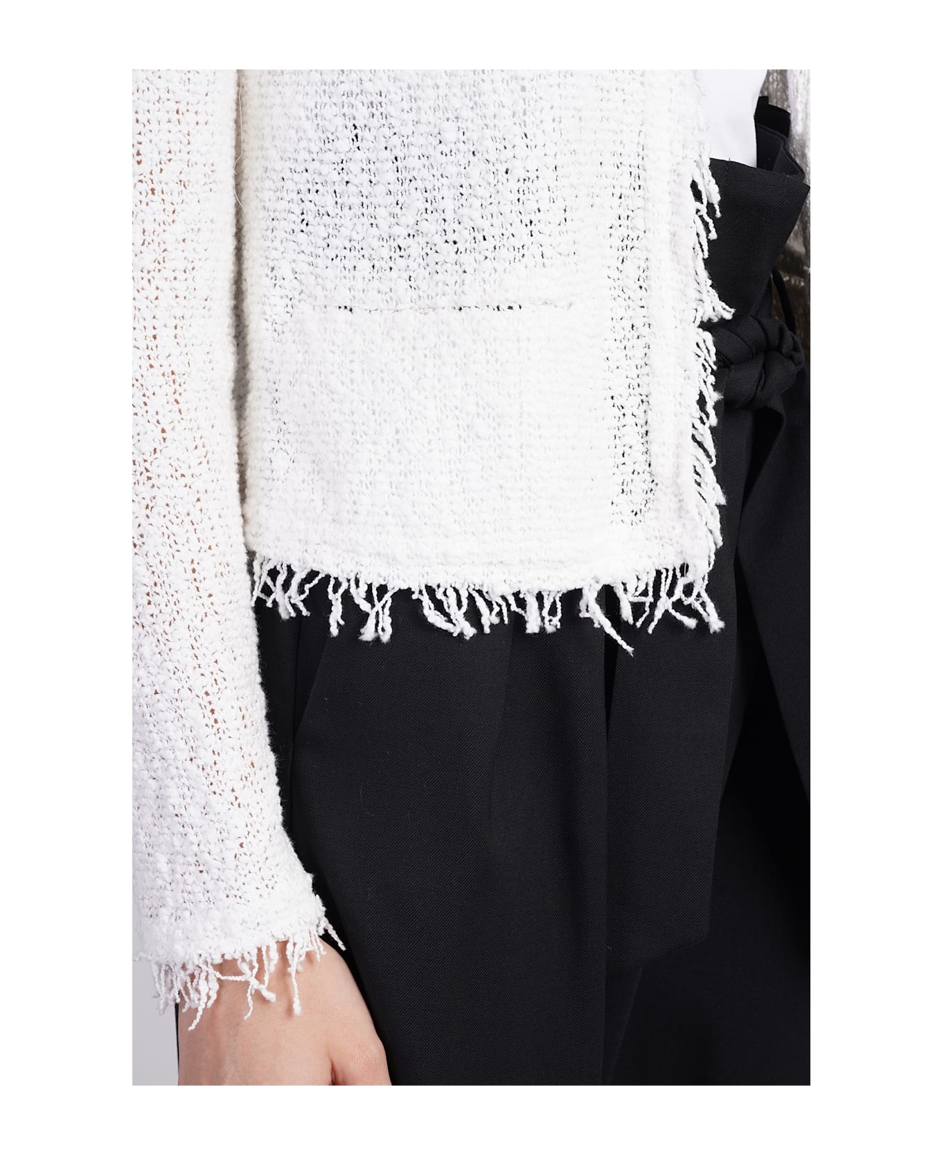 IRO Shavani Casual Jacket In White Cotton | italist, ALWAYS