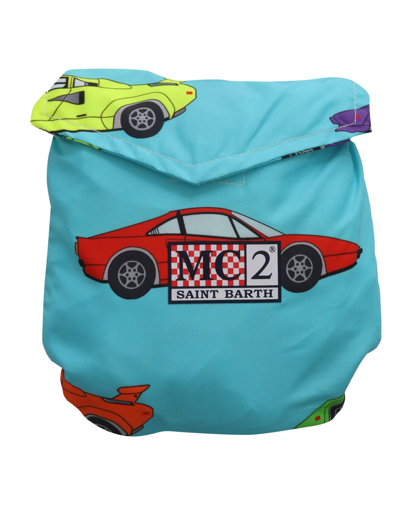 MC2 Saint Barth Sport Car Swim Trunks - LIGHT BLUE