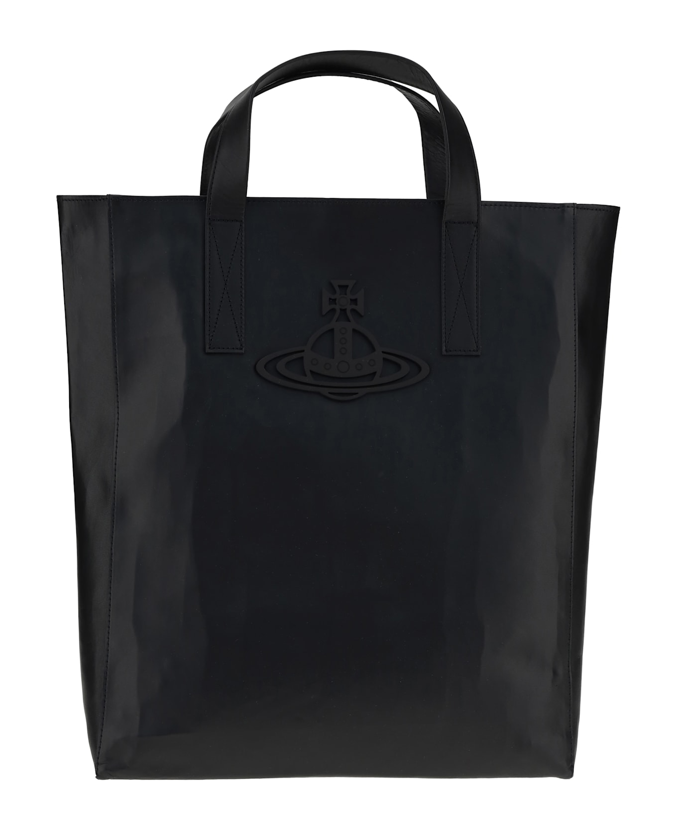Vivienne Westwood Sarah Medium Tote - BLACK