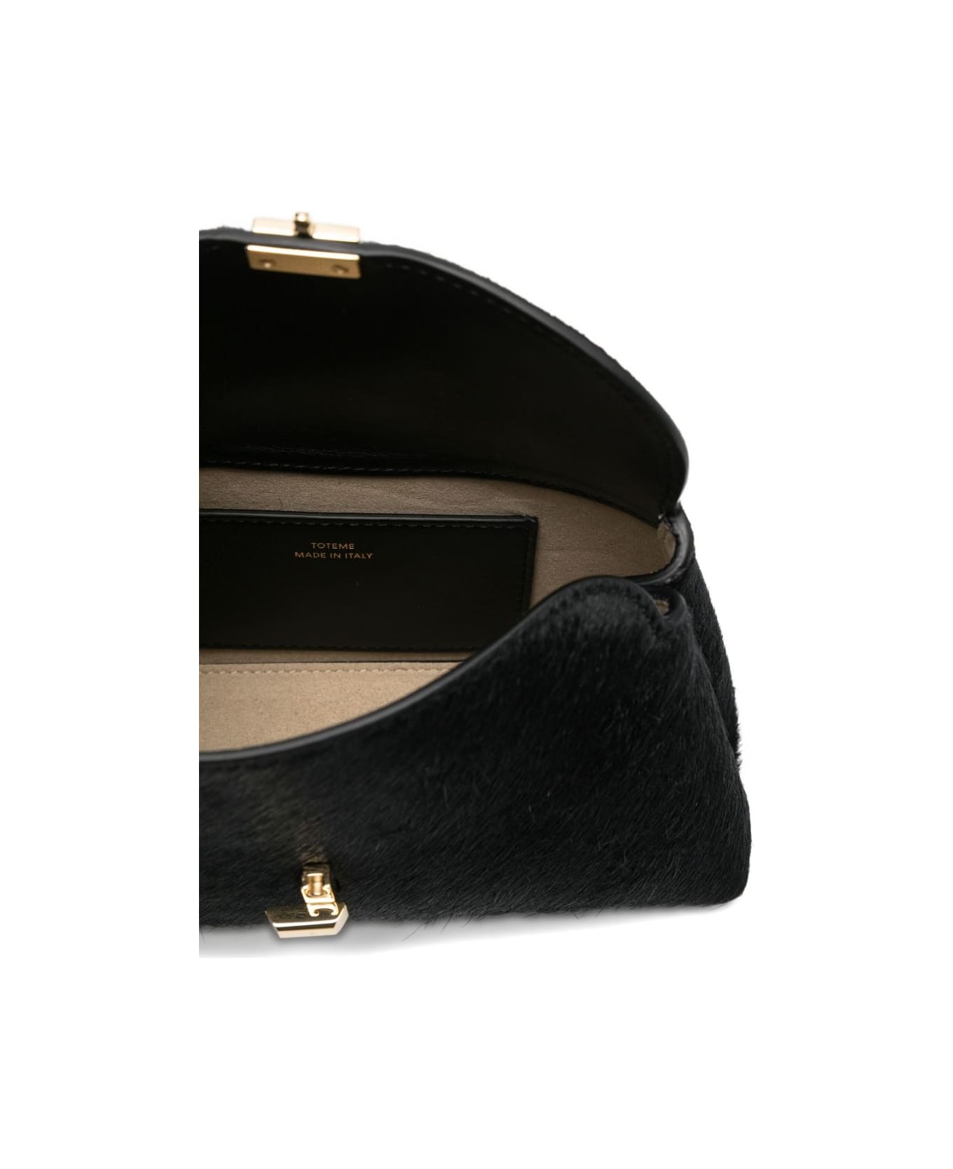 Totême Mini Leather Clutch - Black