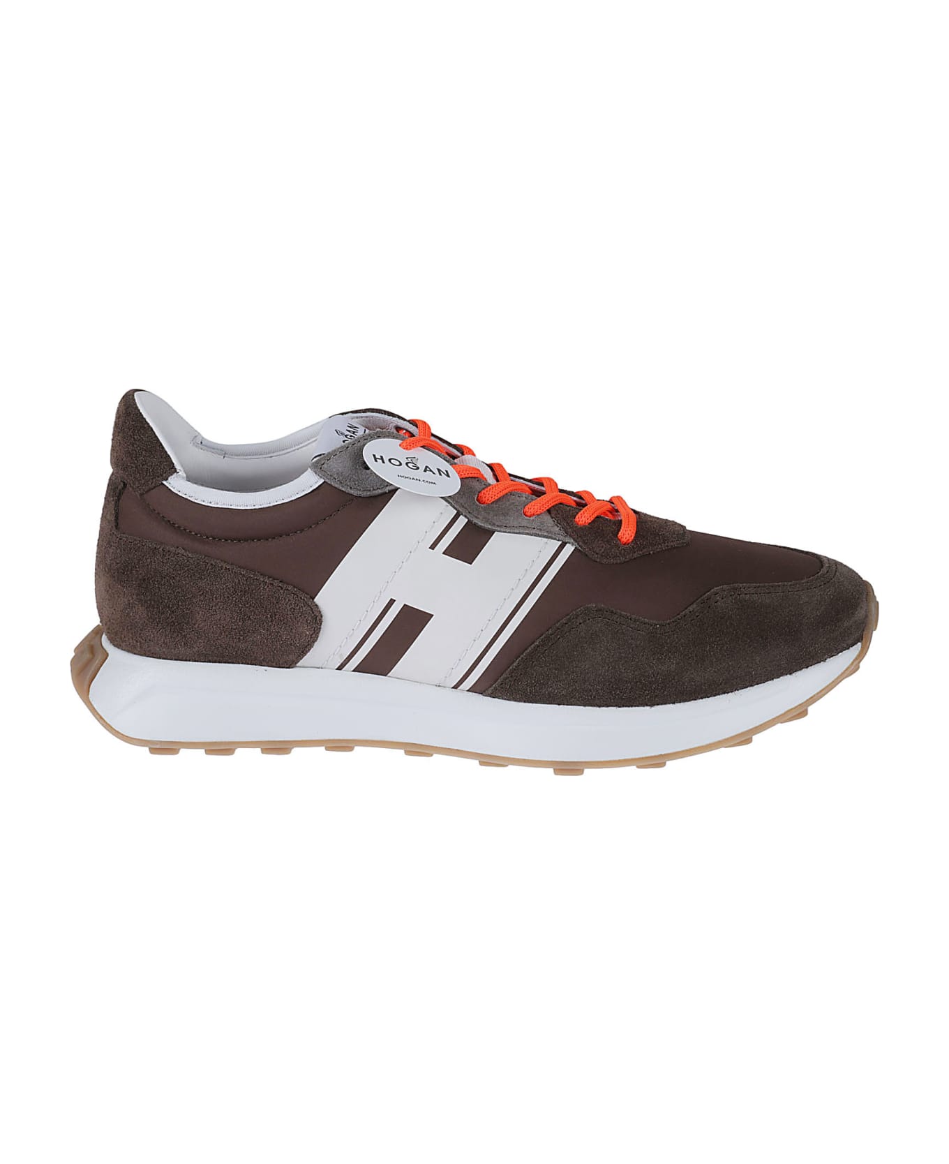 Hogan H601 Lace-up Sneakers - Chocolate