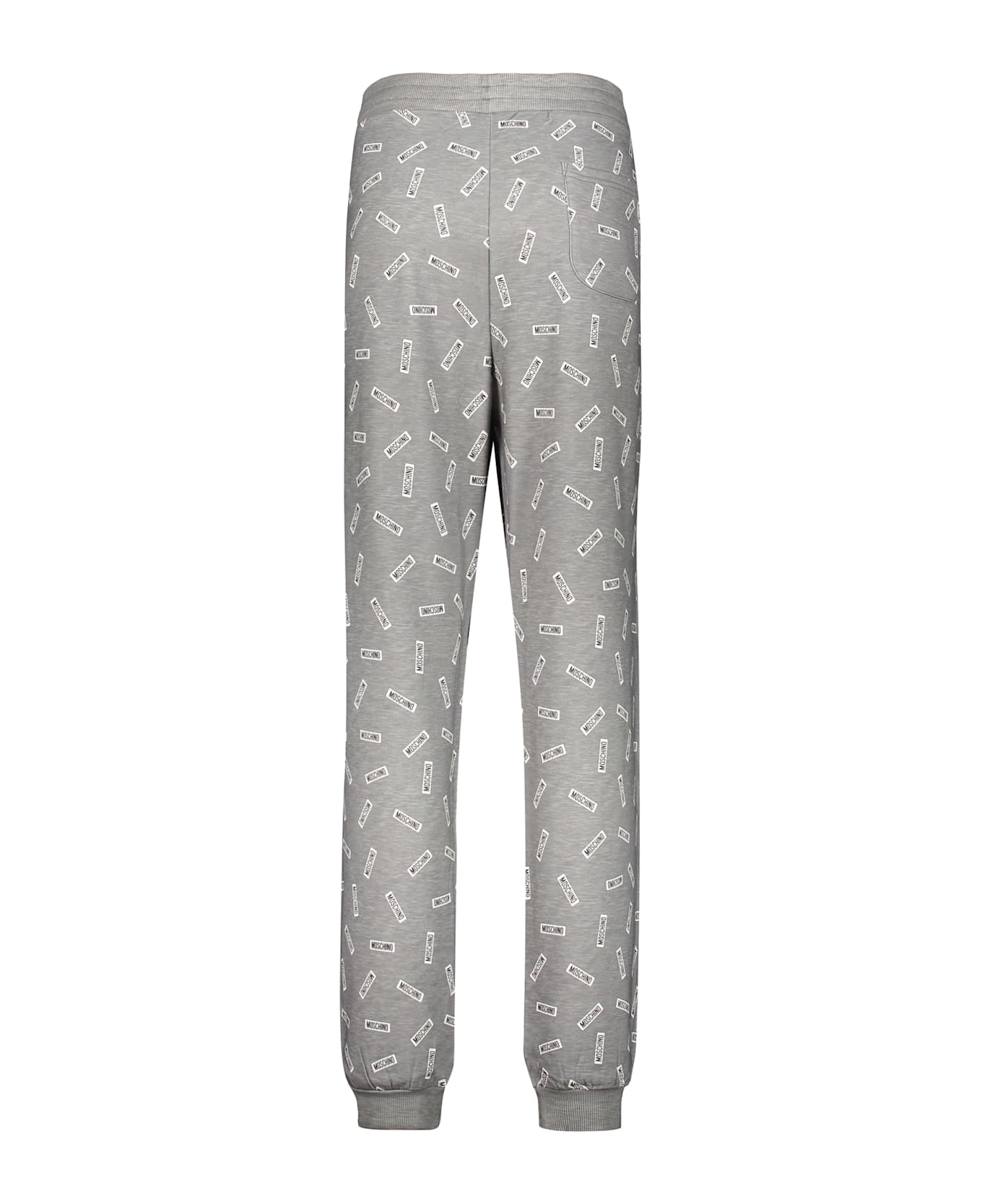Moschino Logo Print Sweatpants - grey