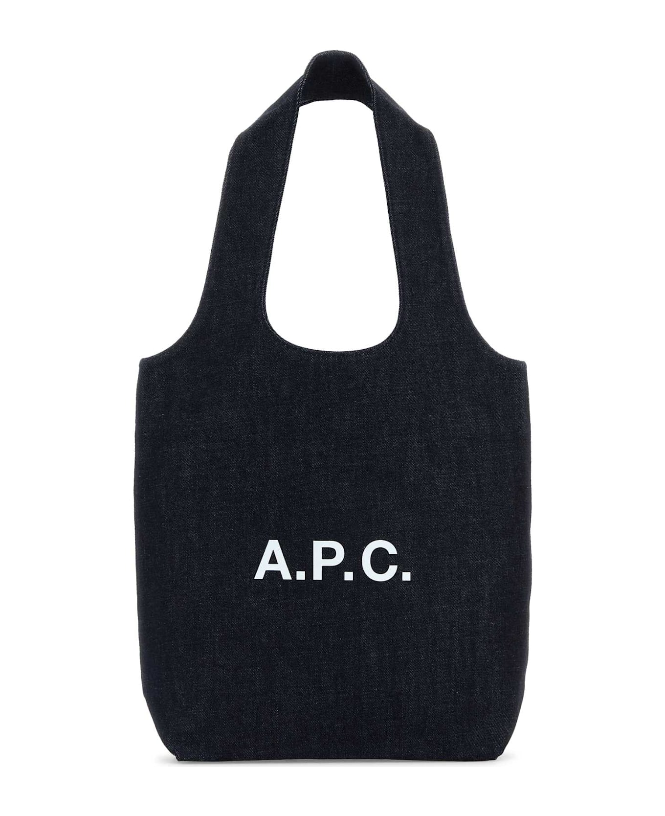 A.P.C. Denim Small Ninon Shopping Bag - INDIGO