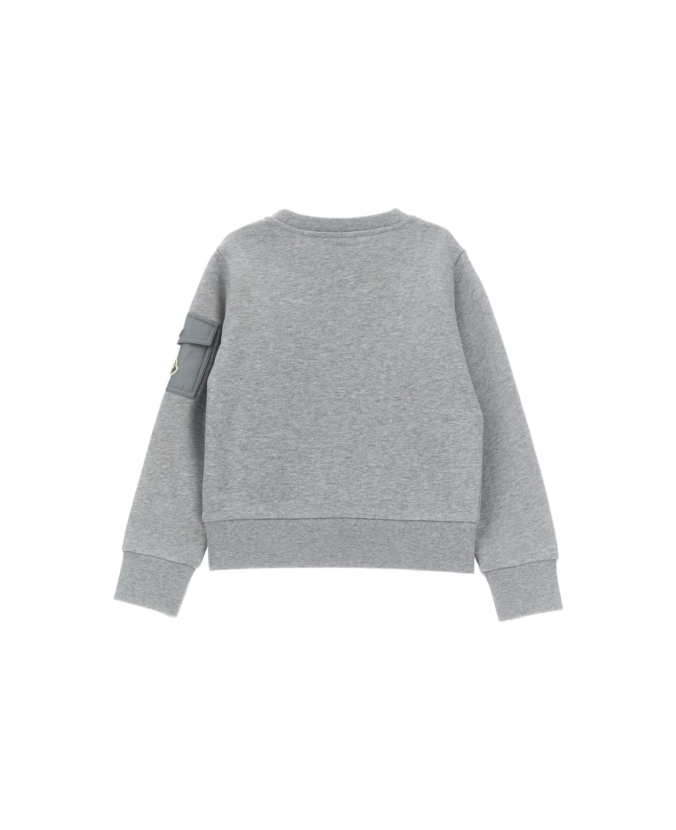 Moncler Enfant Gray Crewneck Sweatshirt - Grey