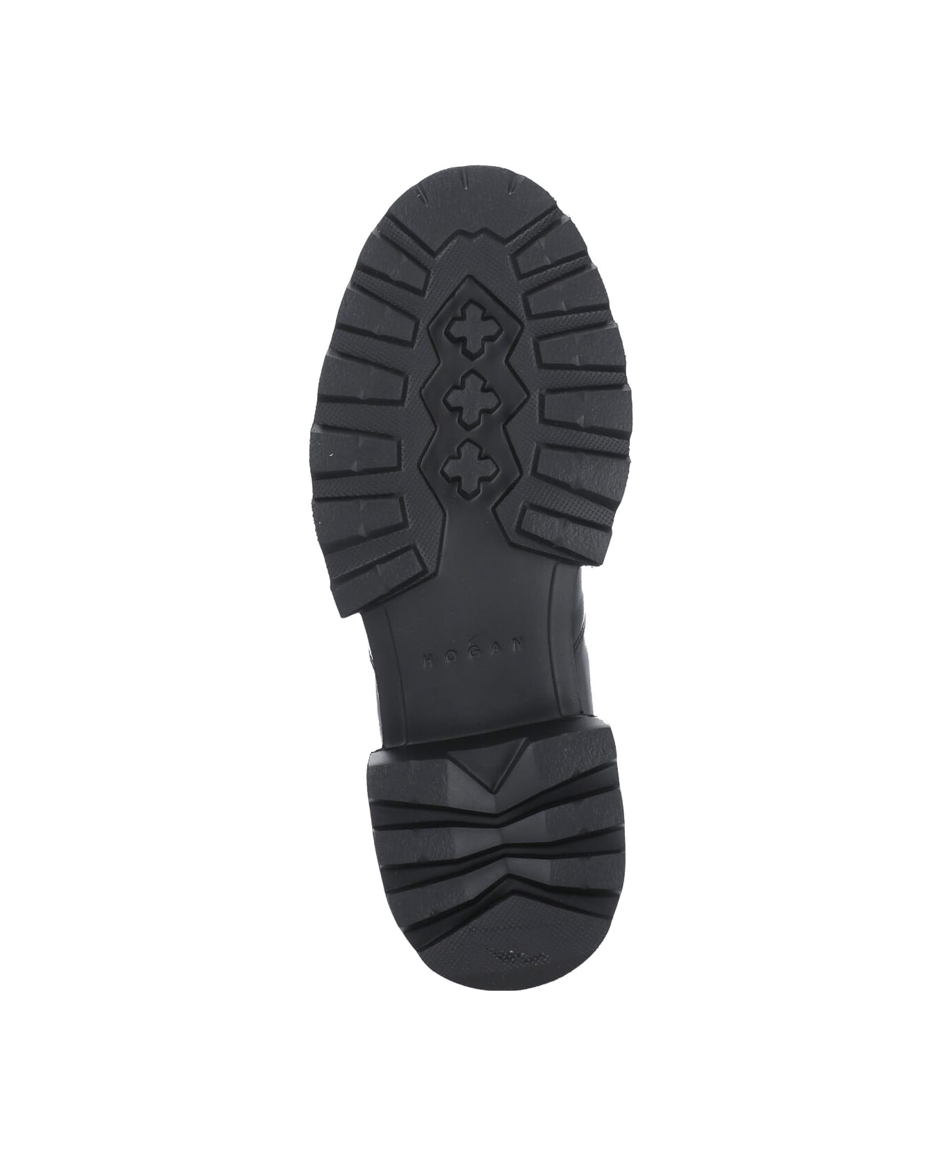 Hogan Round Toe Chelsea Ankle Boots Hogan - Black