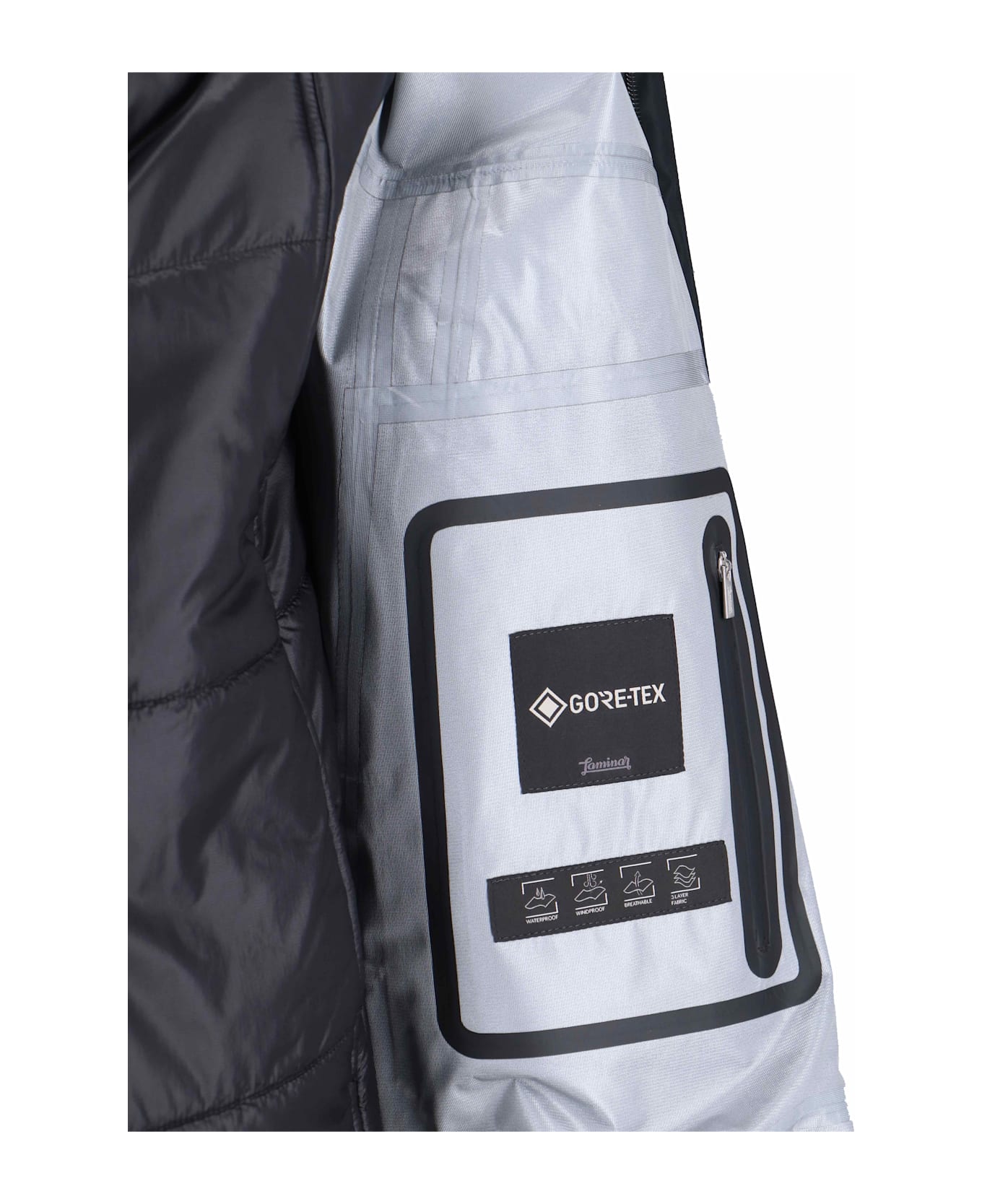 Herno Reversible Short Parka - nero ジャケット