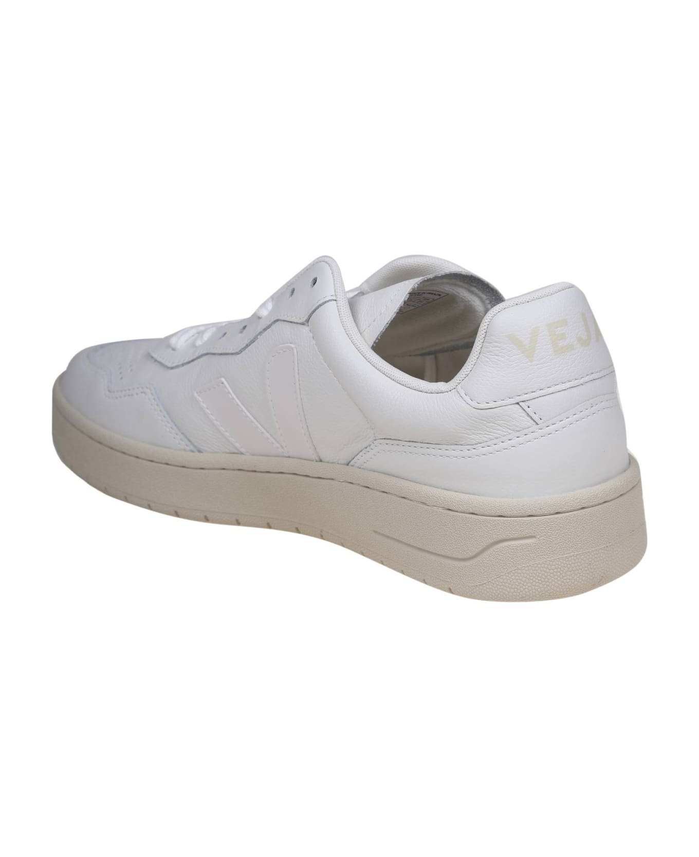 Veja V 90 Sneakers In White Leather