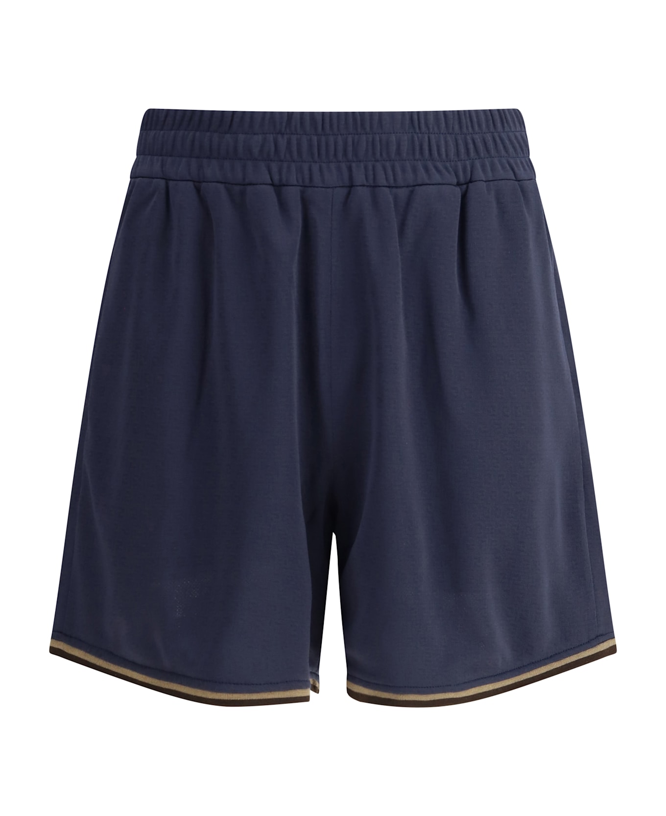 Fendi Ff Pattern Shorts - Dark See