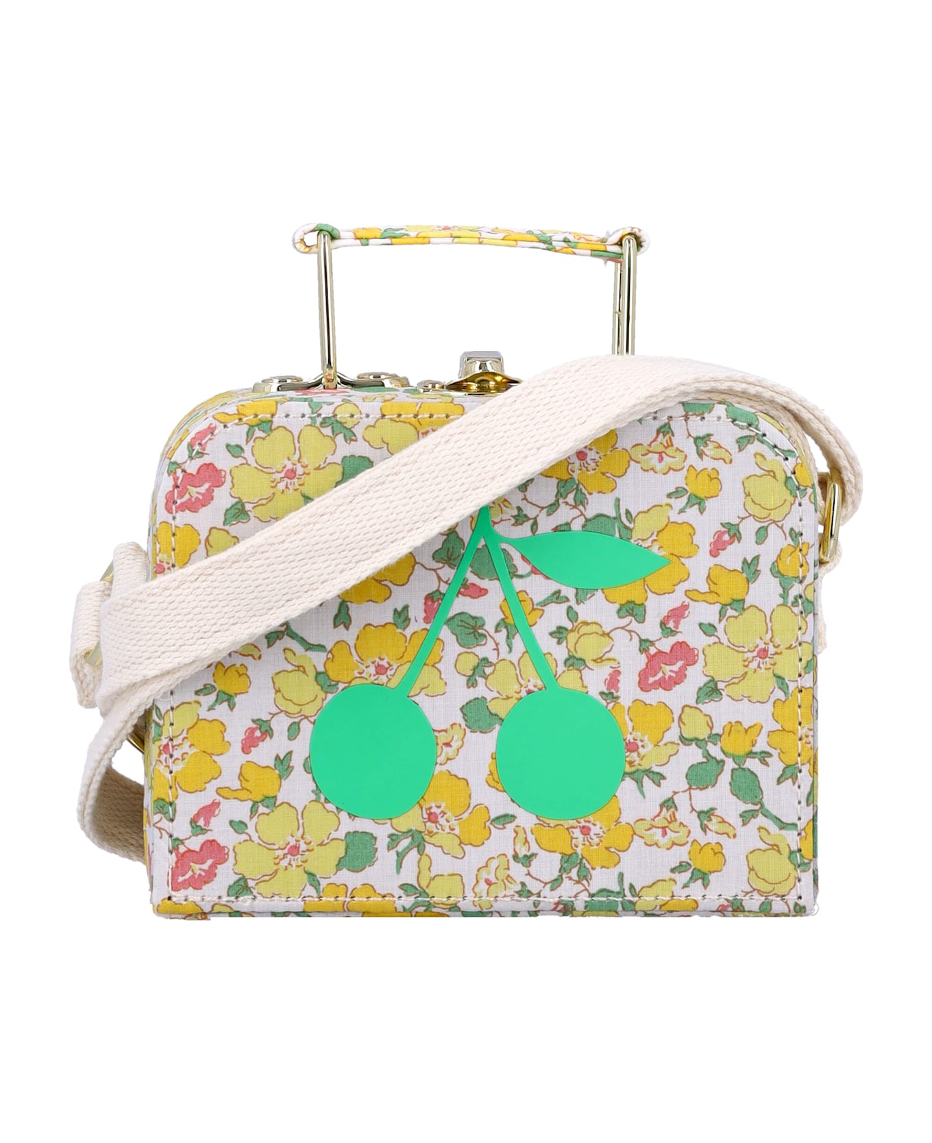 Bonpoint Kid - Mini Suitcase Shoulder Bag - YELLOW