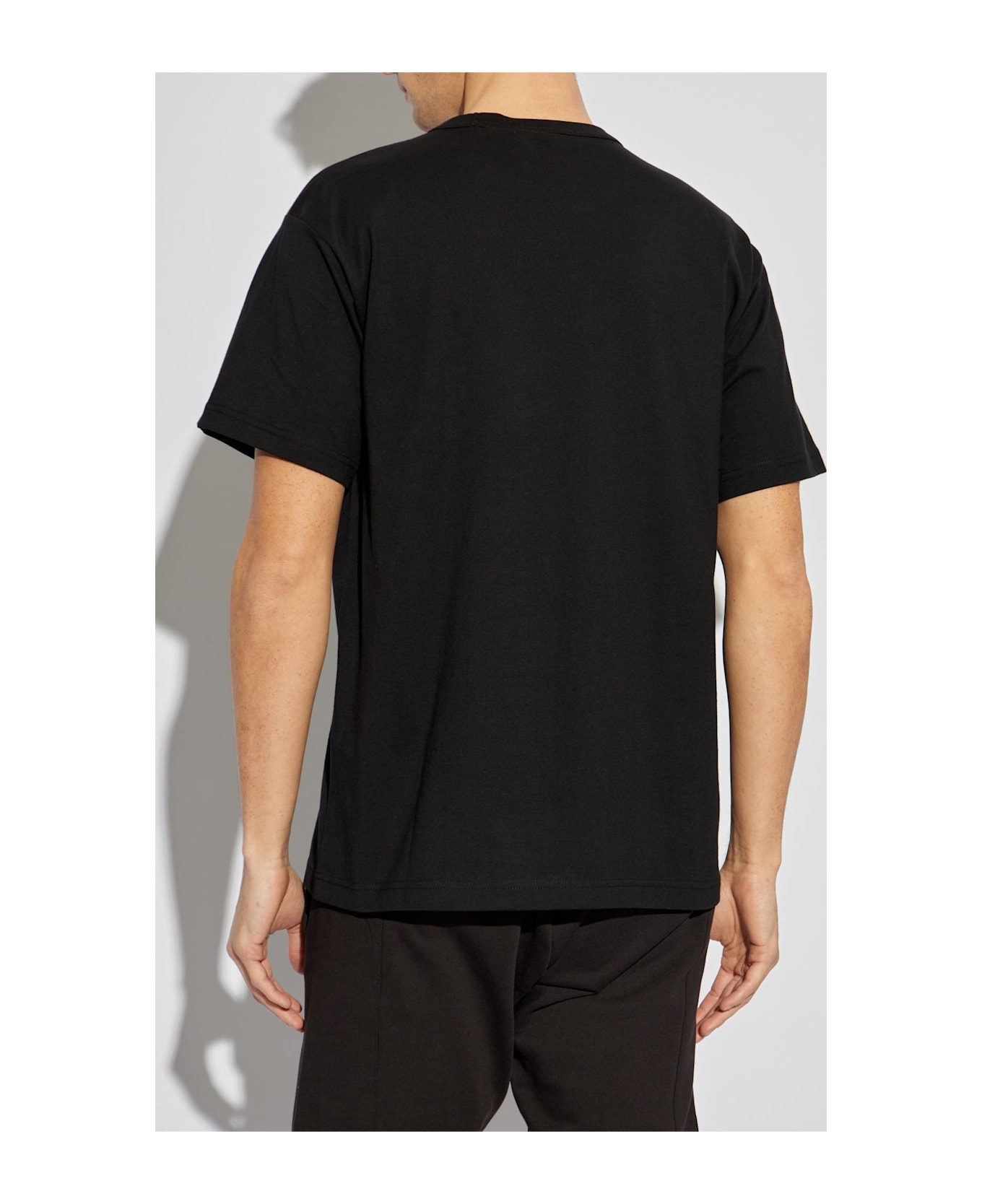 Versace Jeans Couture T-shirt With Printed Logo - BLACK