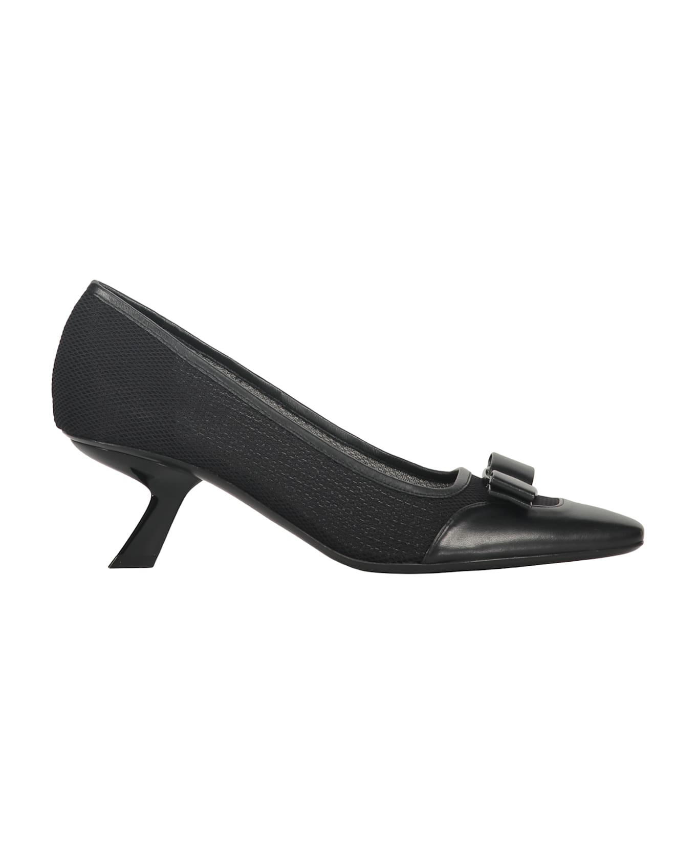 Ferragamo Fabric Pumps - black