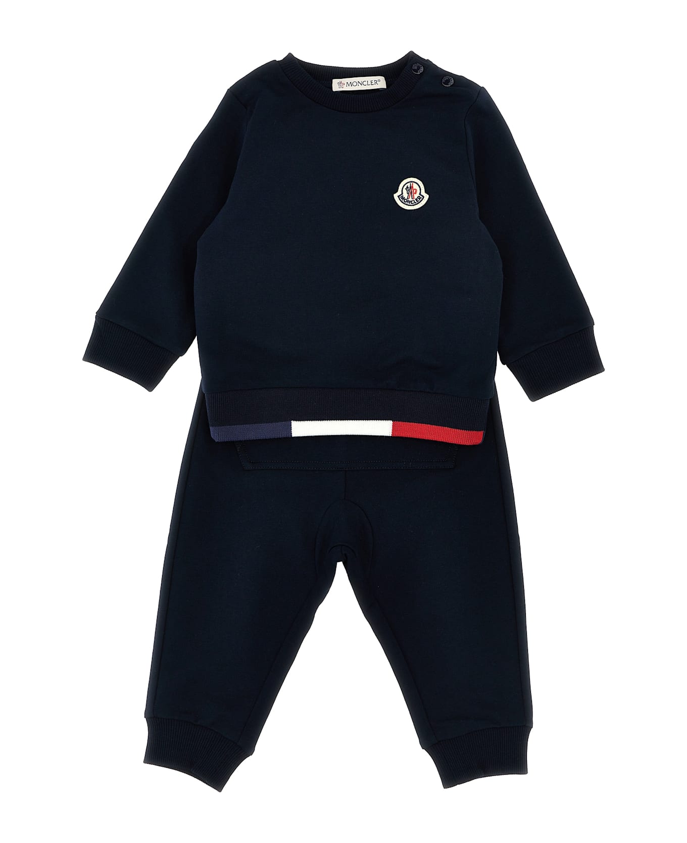 Moncler Sweatshirt + Joggers Set - Blue