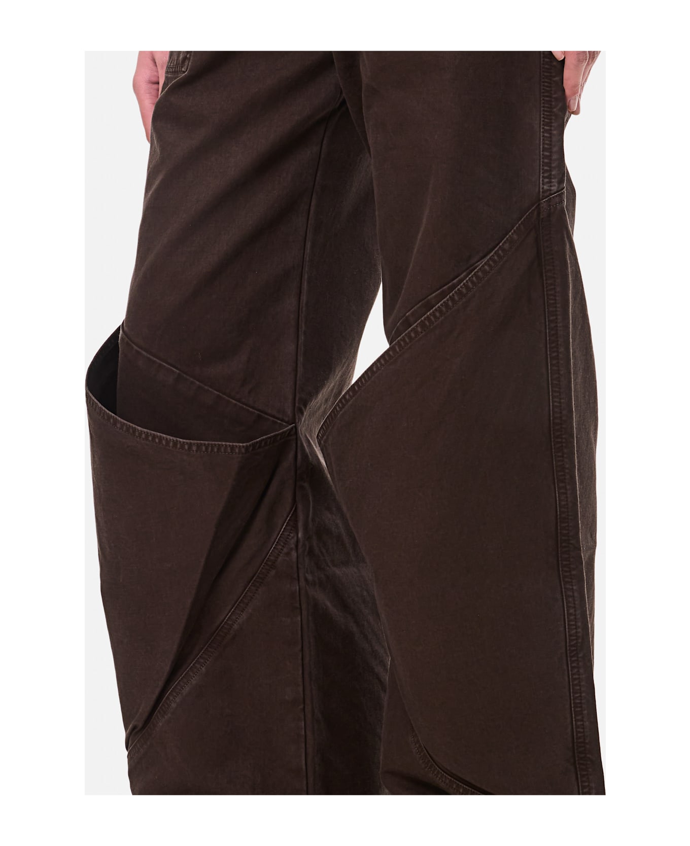 The Attico Long Trousers - Brown