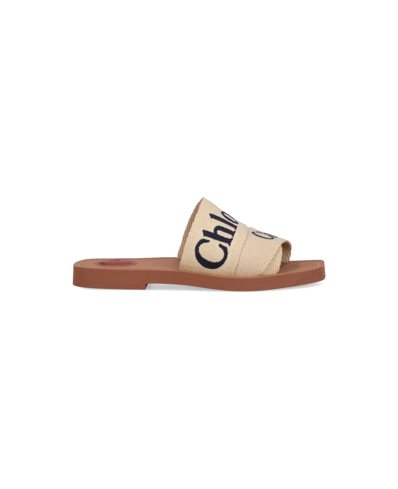Chloé 'woody' Flat Sandal - Beige