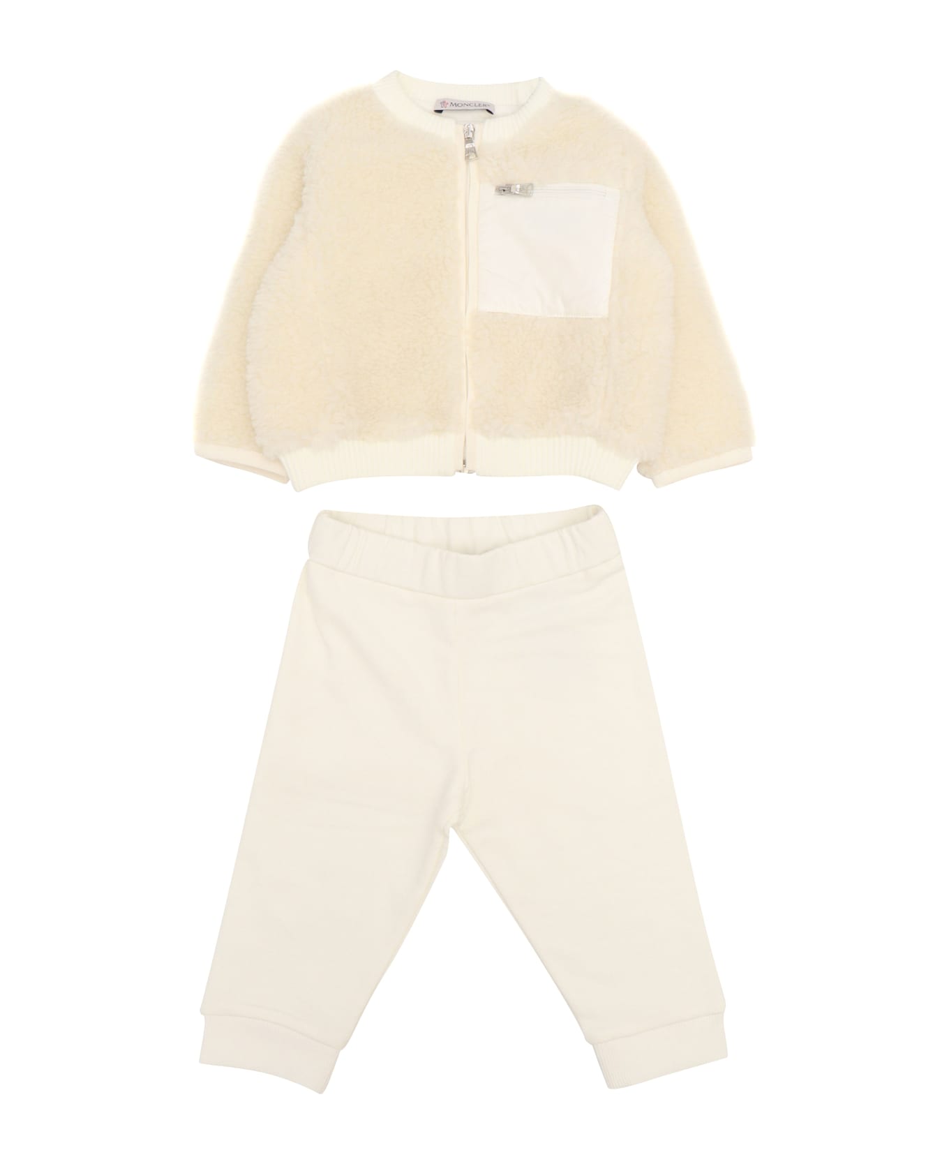 Moncler Knitwear Clothing Ensemble - BEIGE