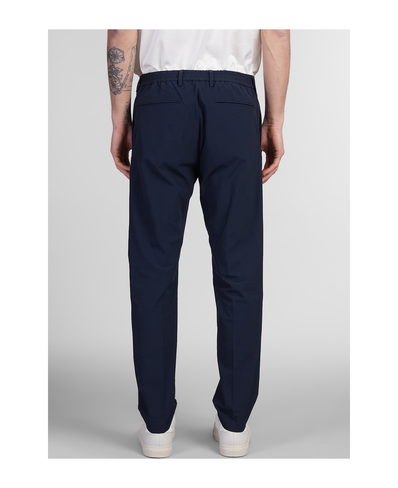 Paul Smith Pants In Blue Nylon - blue