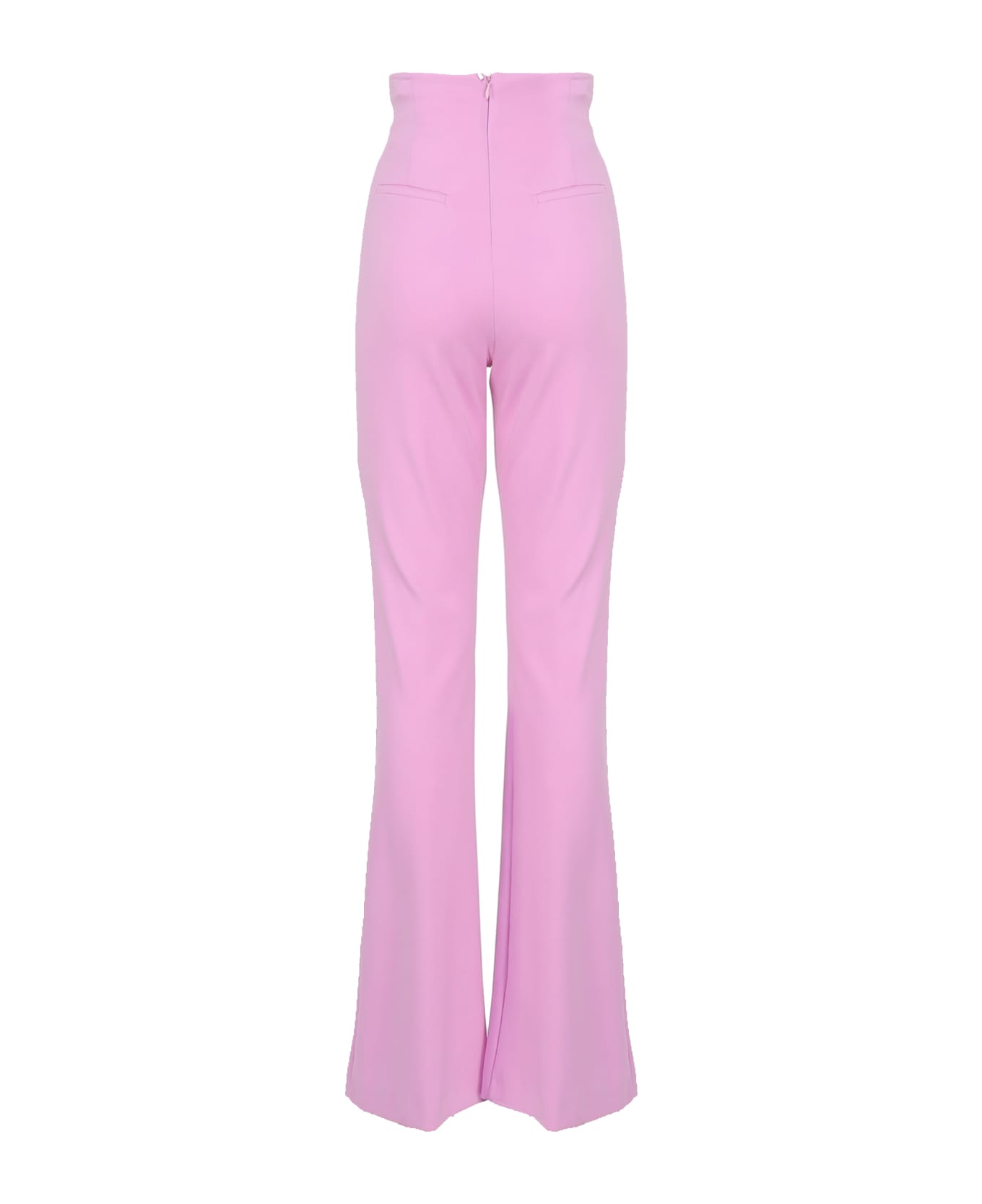Max Mara Virgin Wool Trousers Peter - Pink
