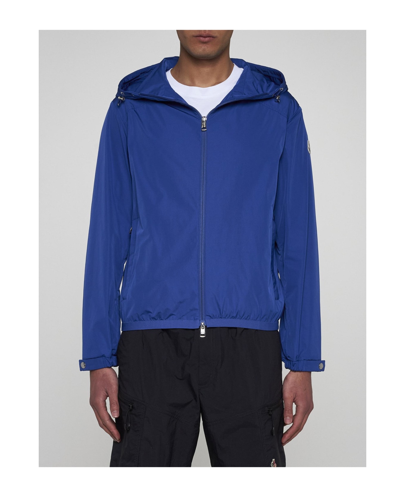 Moncler Clapier Nylon Jacket - MEDIUM BLUE