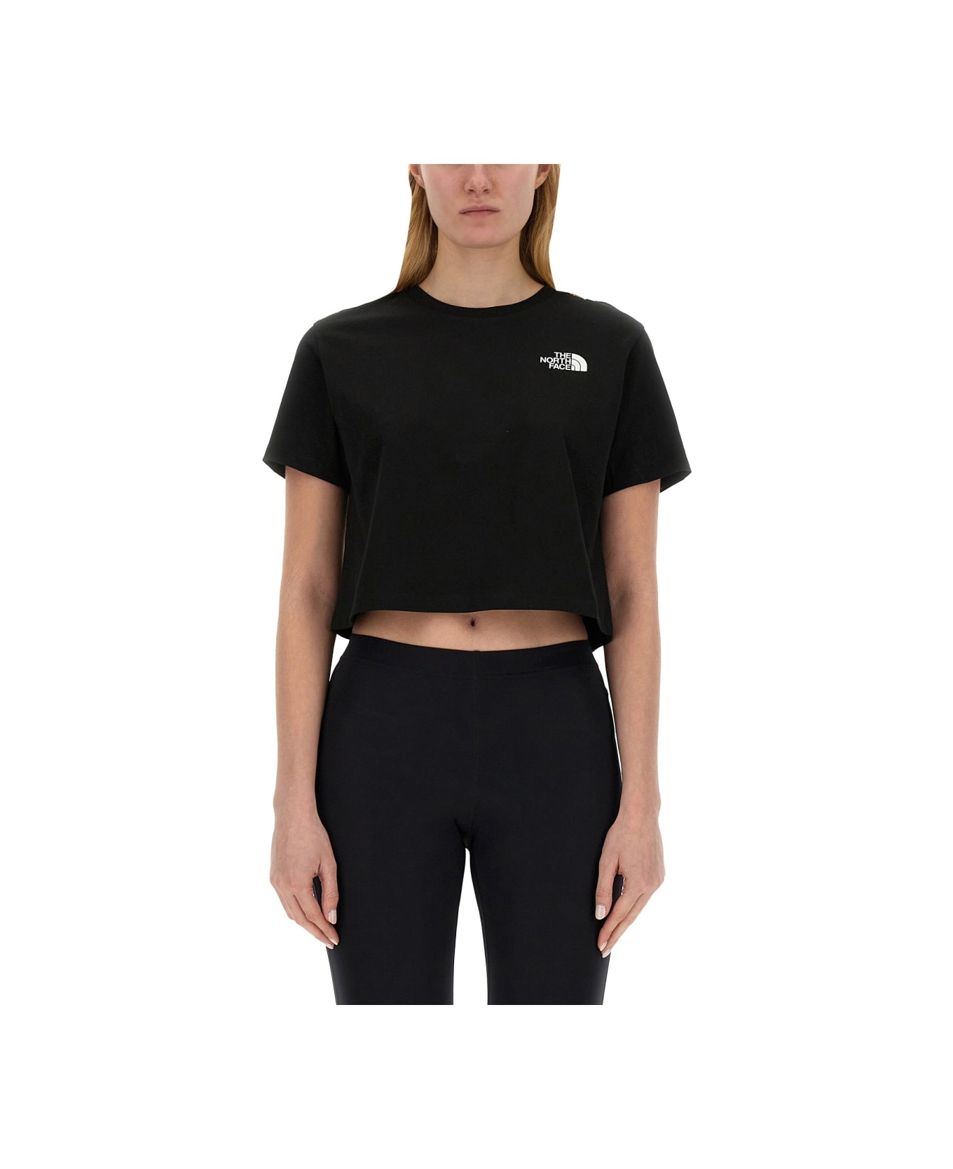 The North Face T-shirt With Logo - BLACK