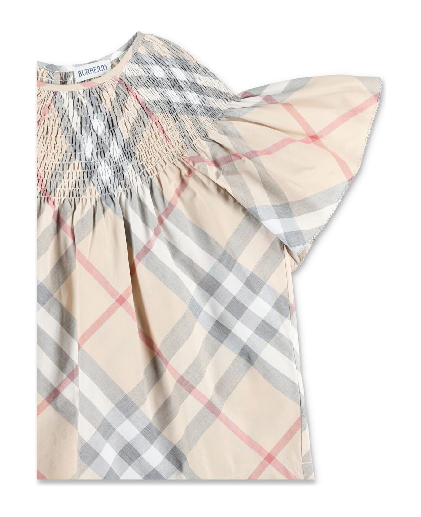 Burberry Kid - Check Top - PALE STONE IP CHECK