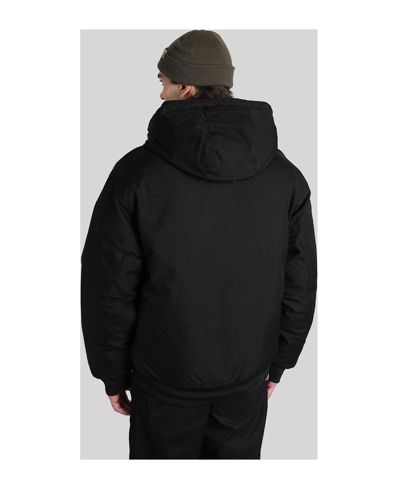 Carhartt Og Active Cold Jkt Casual Jacket In Black Nylon - black