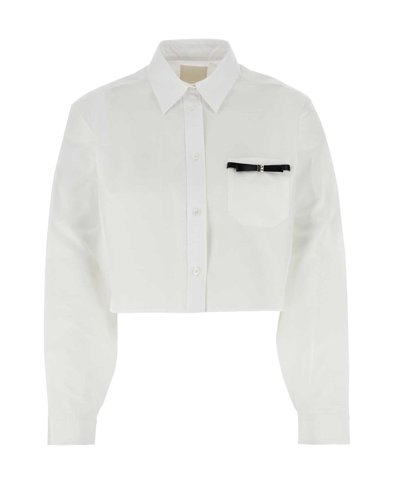 Givenchy White Poplin Shirt - White