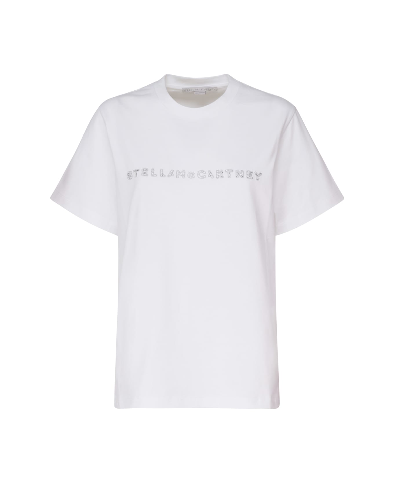 Stella McCartney T-shirt With Logo - Pure white