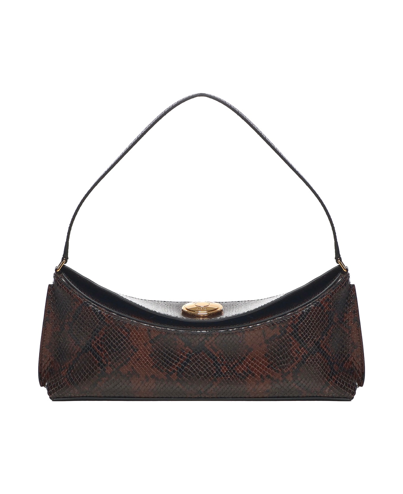 Jacquemus 
la Pochette Ovalo
 Shoulder Bag - DARK BROWN