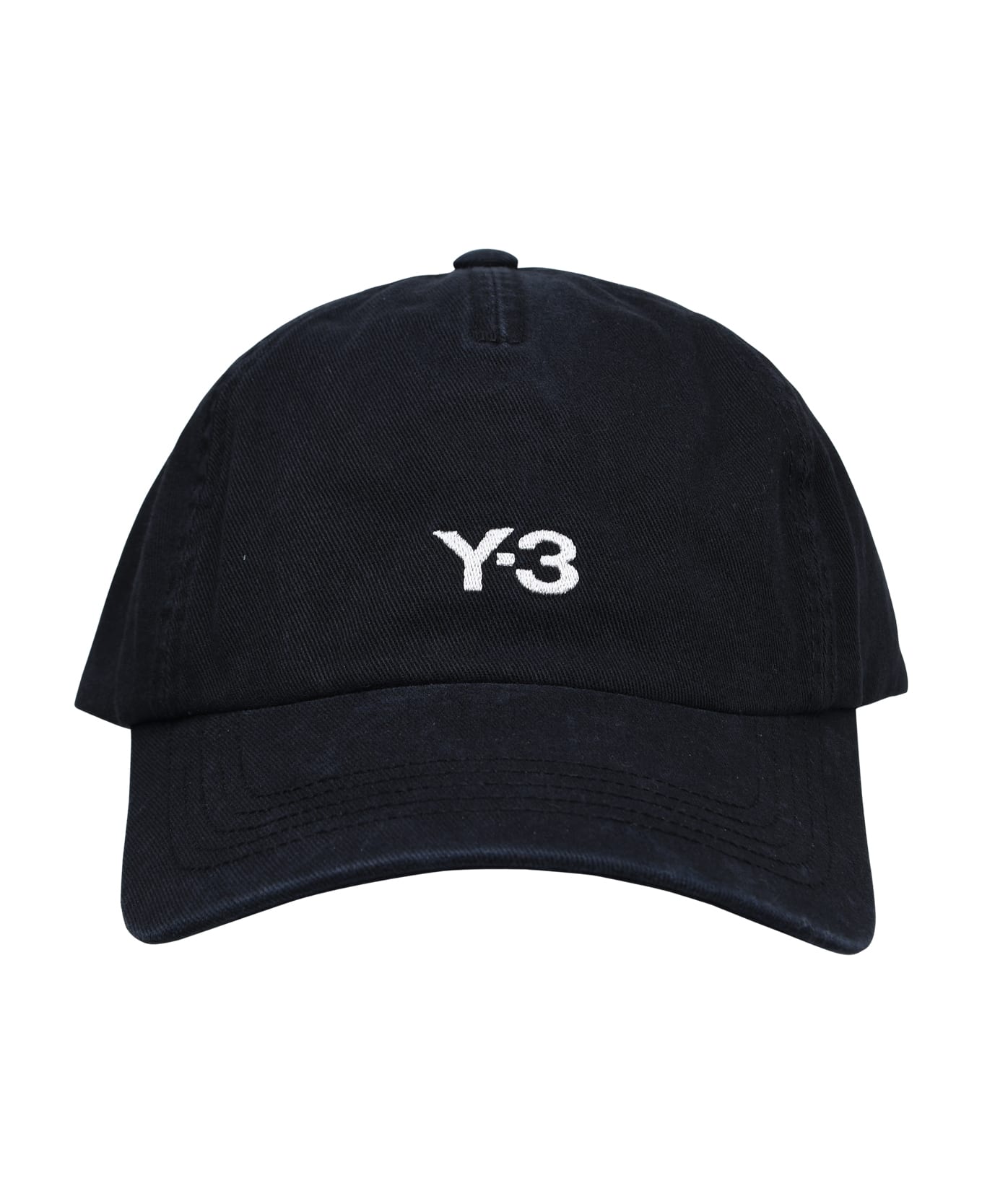 Y-3 'dad' Black Cotton Hat - Black
