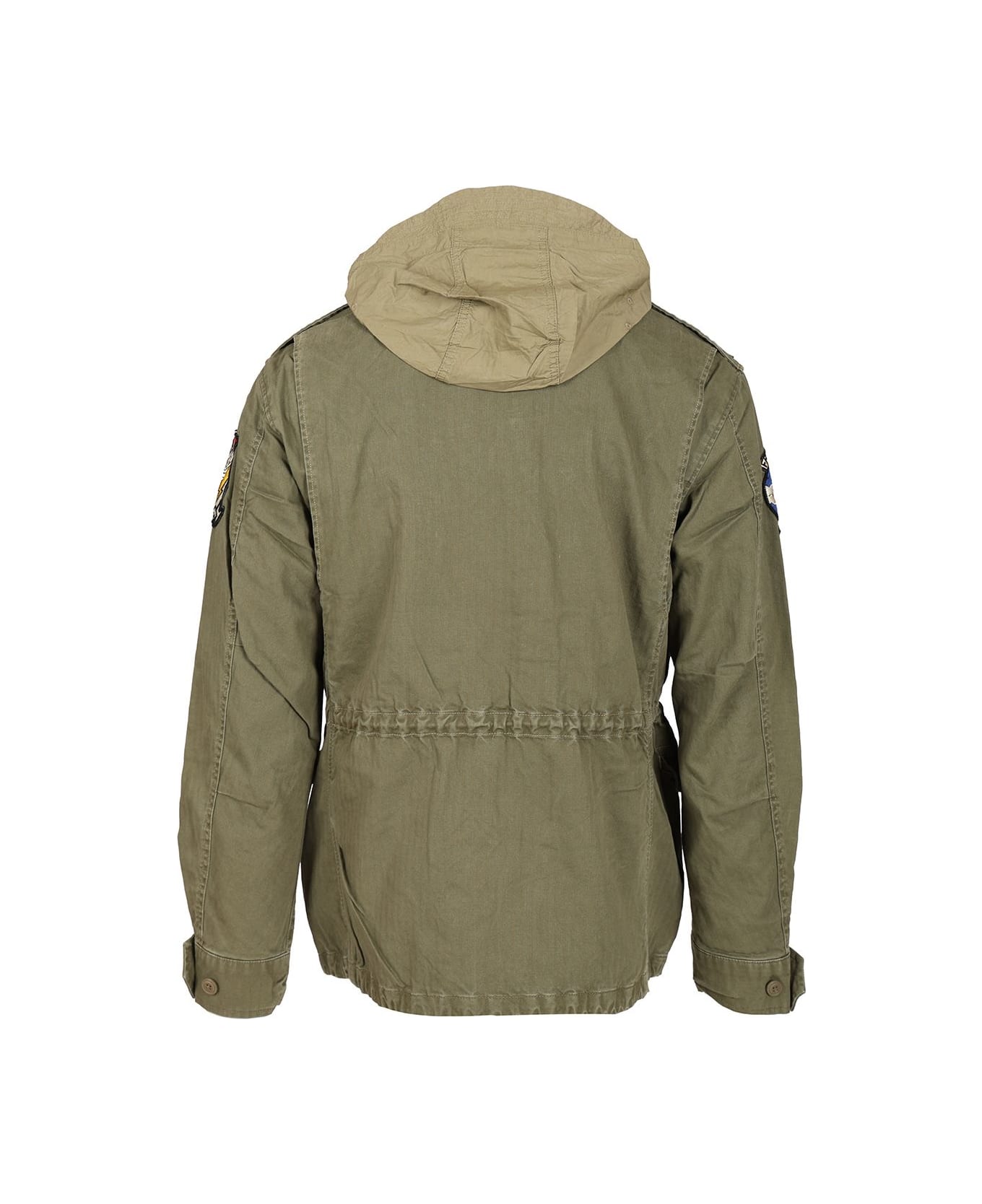 Ralph Lauren Cotton Jacket - OLIVE MOUNTAIN W/ PATCHES