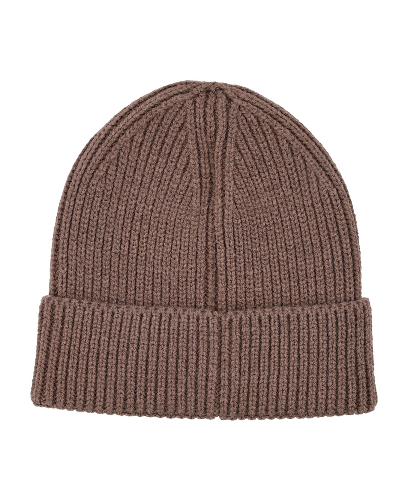 The North Face Tnf Logo Box Cuffed Beanie - SMOKEY BROWN
