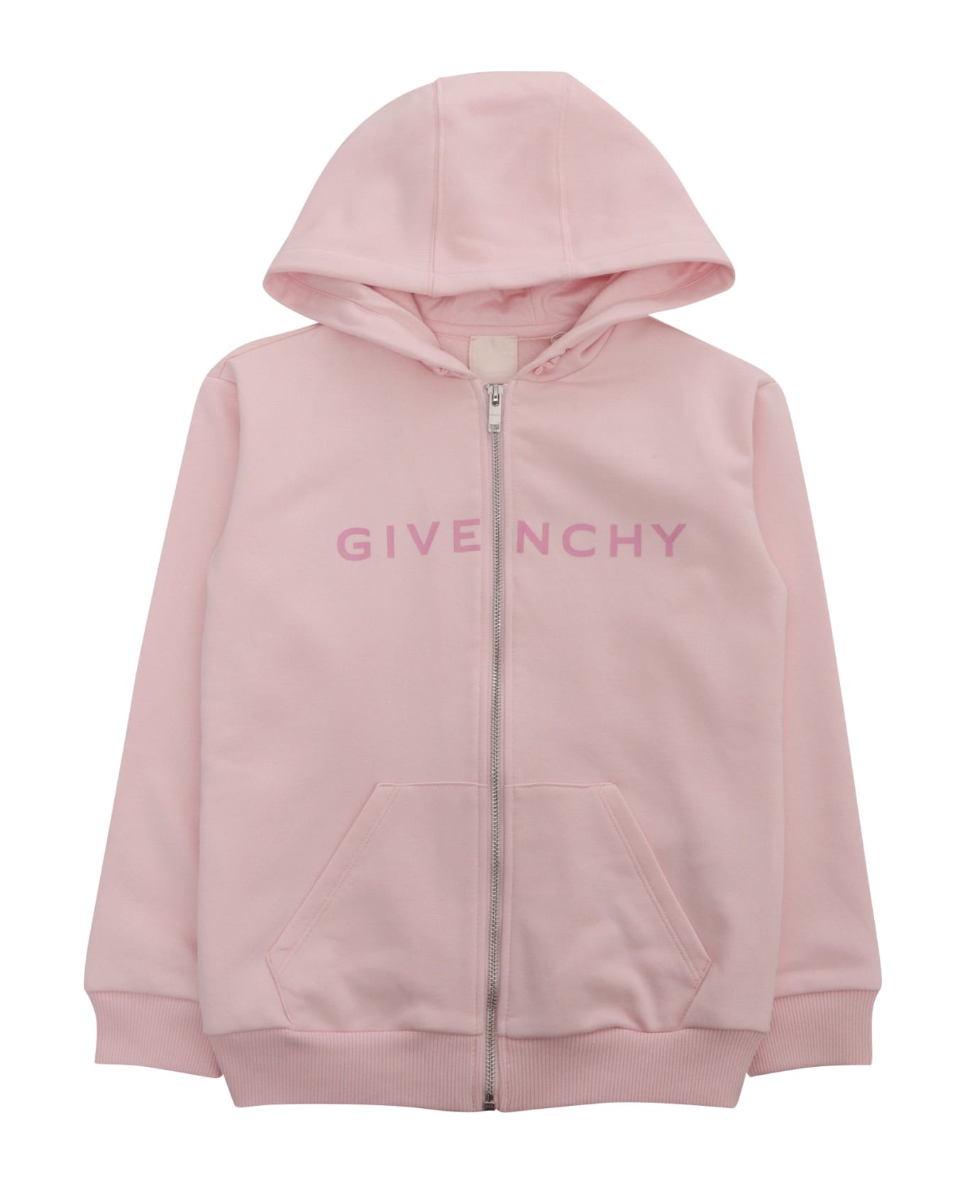 Givenchy Pink Hooded With Logo - PINK ニットウェア＆スウェットシャツ