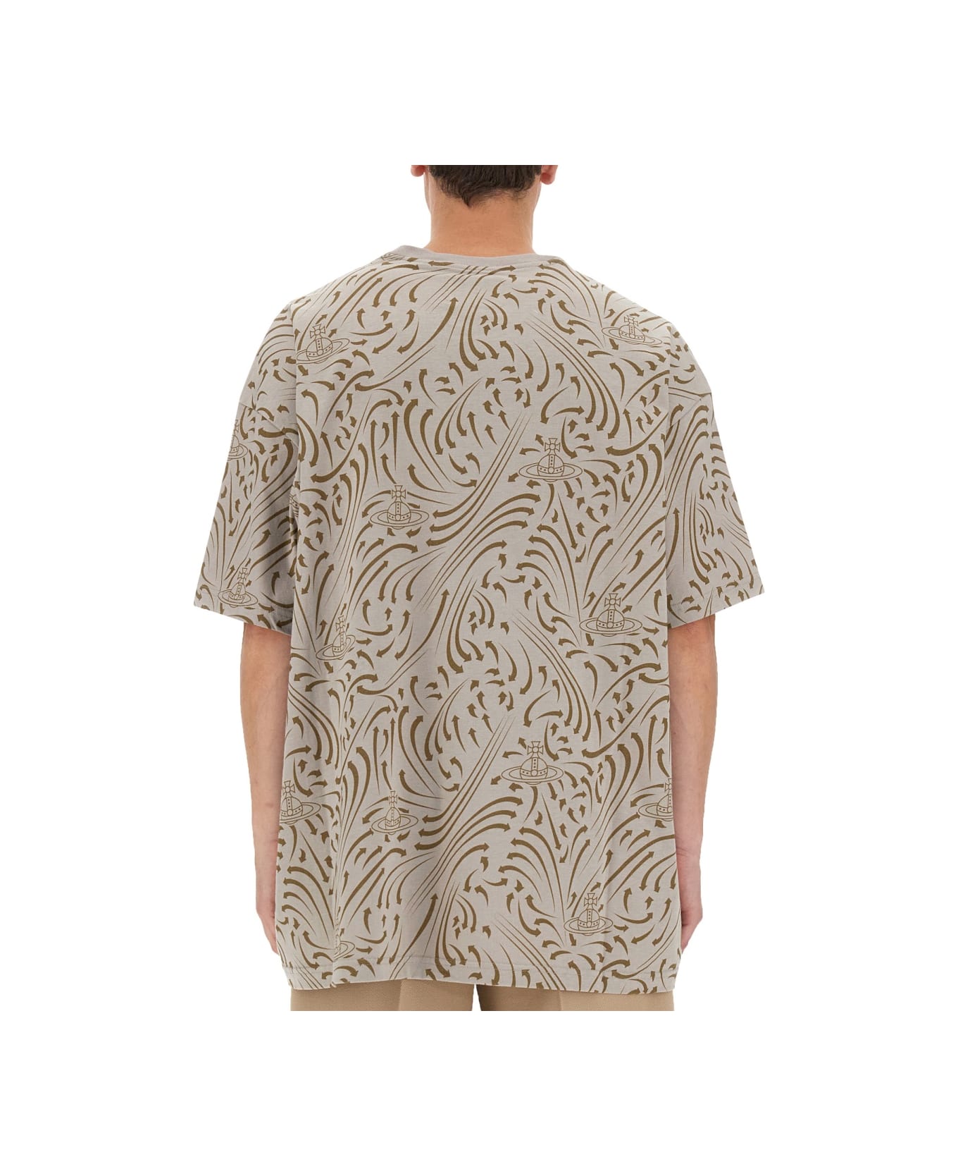 Vivienne Westwood "born To Rewild" T-shirt - GREY