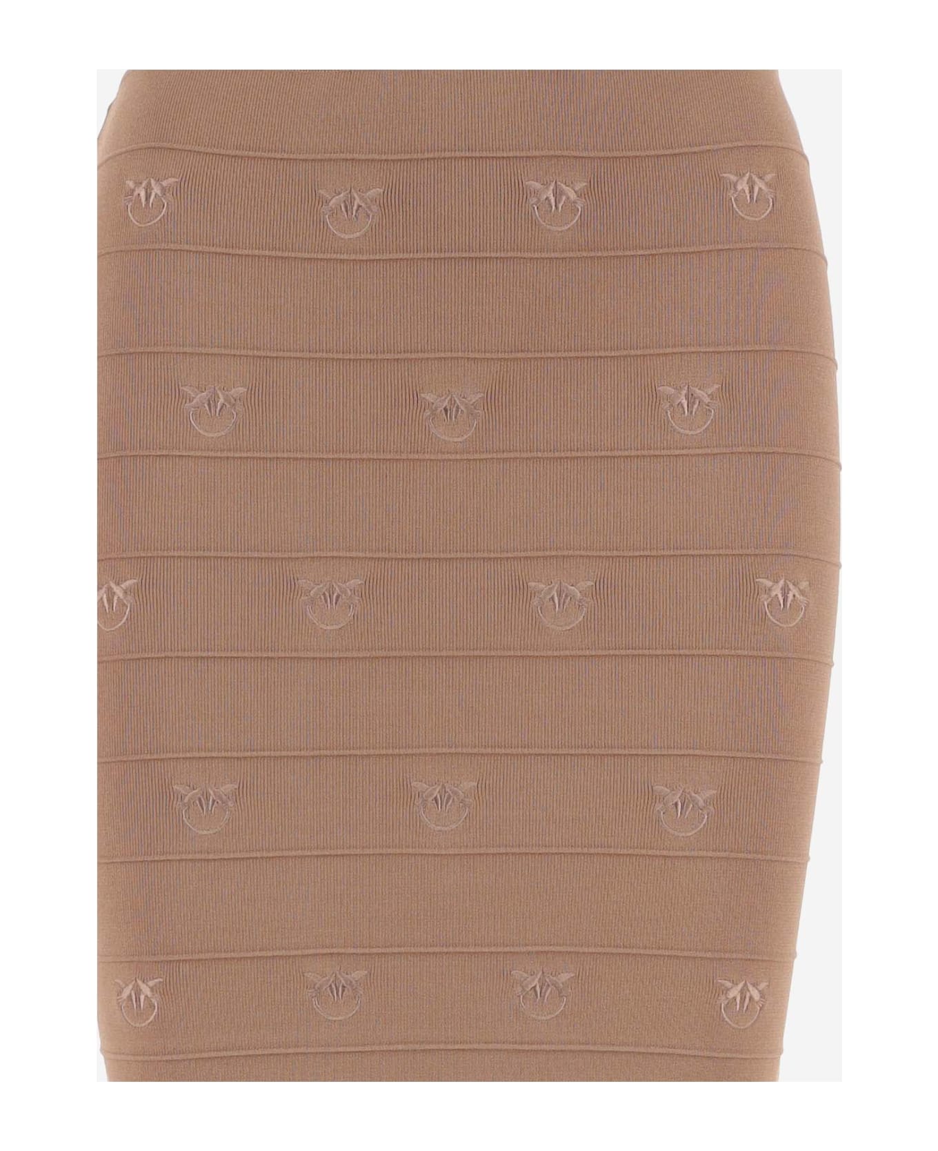 Pinko Viscose Blend Skirt - Brown スカート