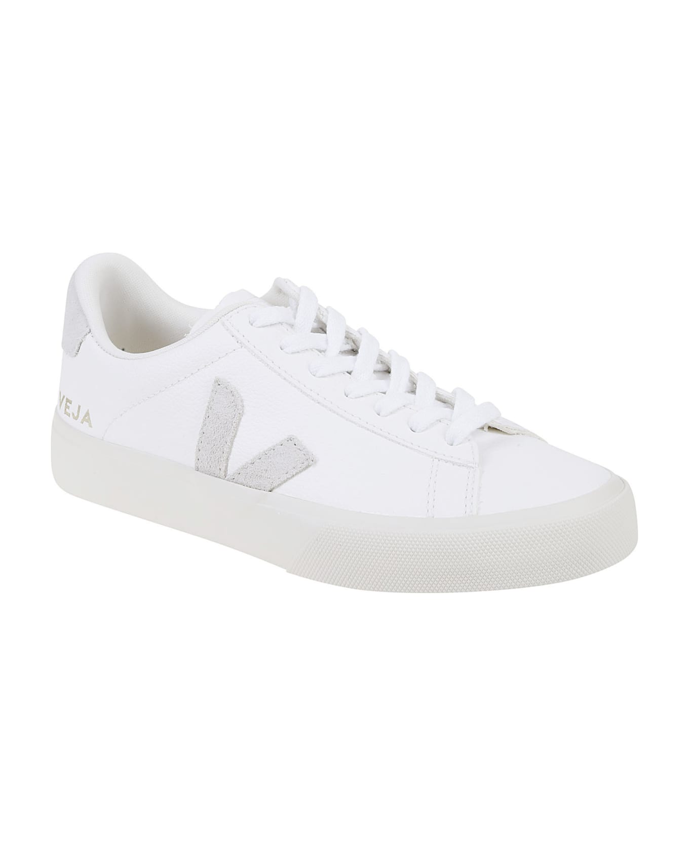 Veja Campo Chromefree - Extra White Natural Suede