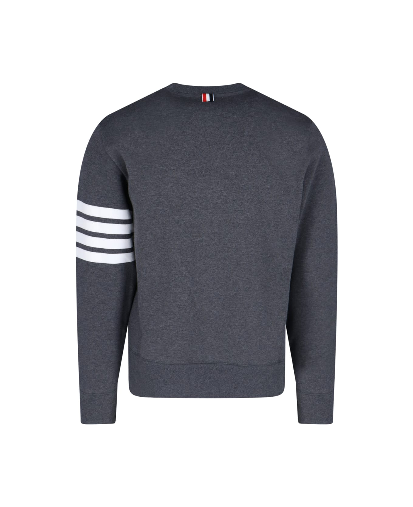 Thom Browne 
4 Bar
 Dark Grey Cotton Sweatshirt - DARK GREY
