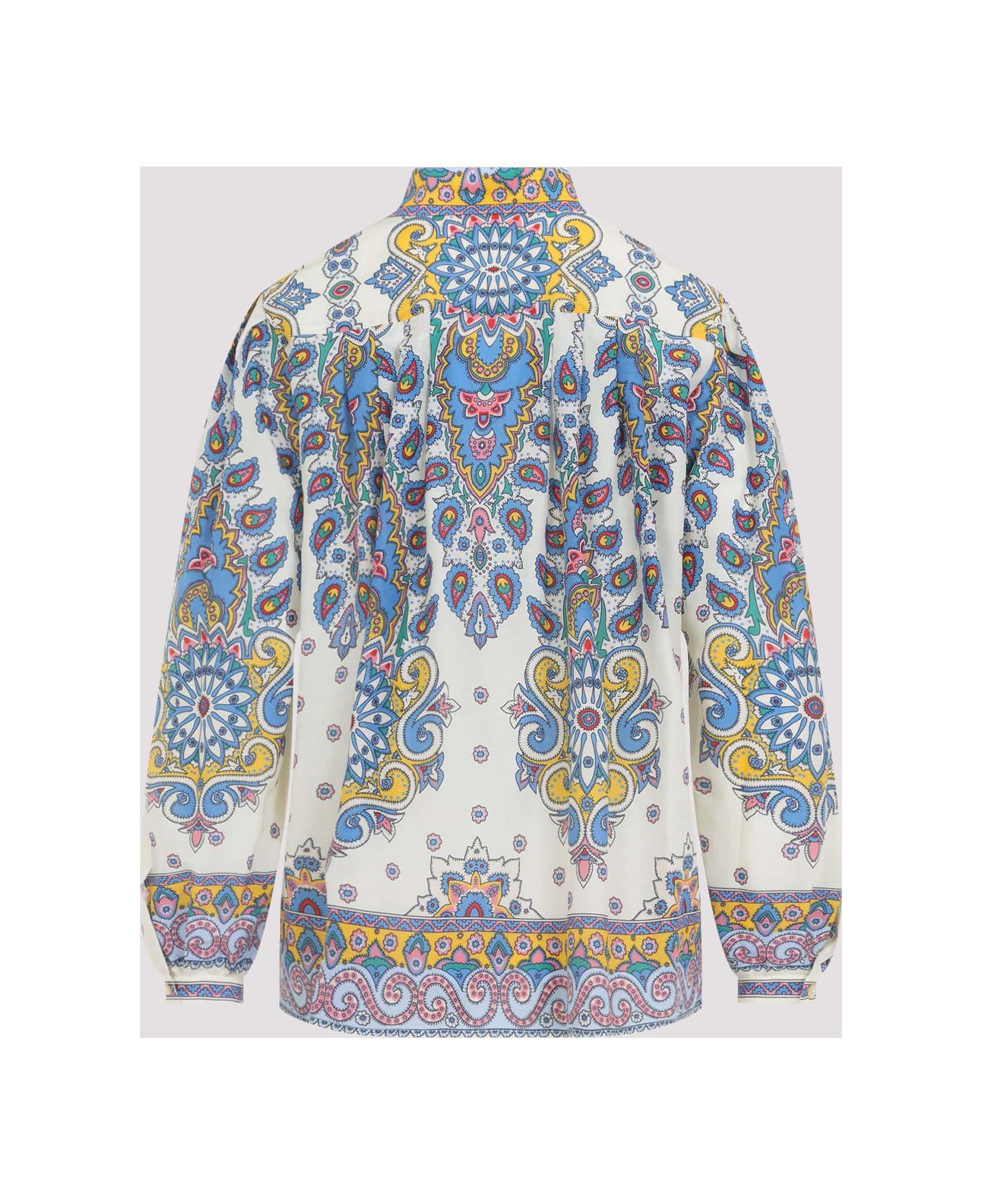 Etro Cotton And Silk Blouse - Blue