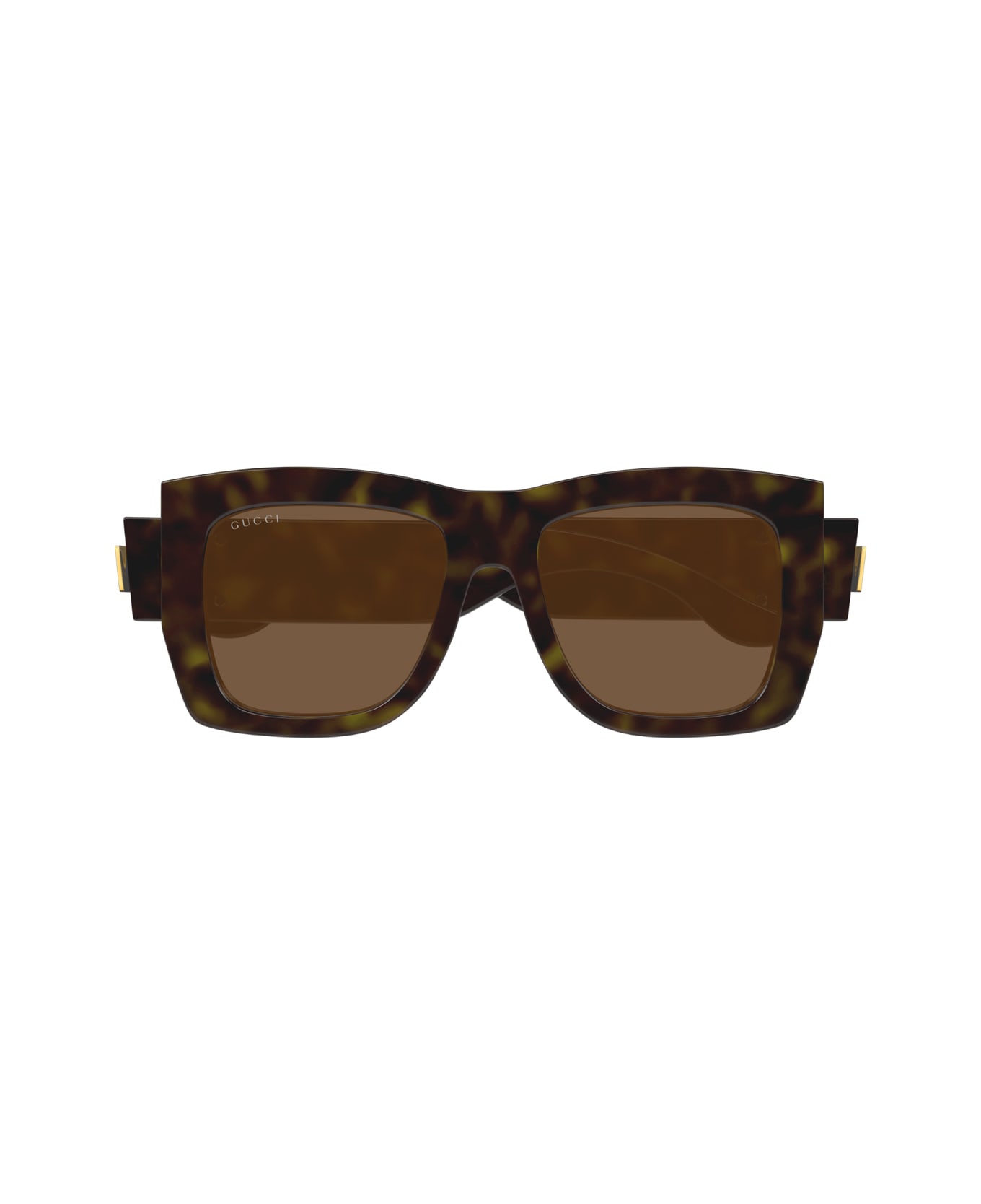 Gucci Eyewear Gucci Gg1688s Linea Gg Logo 002 Havana Brown Sunglasses - Marrone