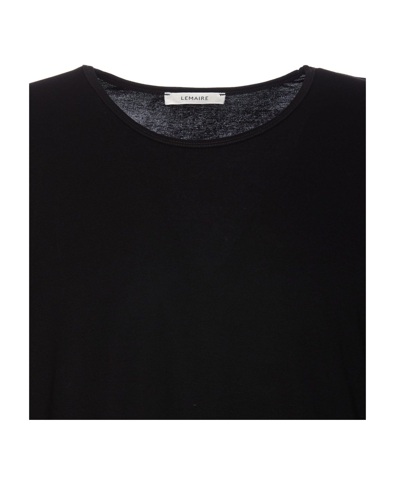 Lemaire Relaxed Fit Crewneck T-shirt - BK999 BLACK