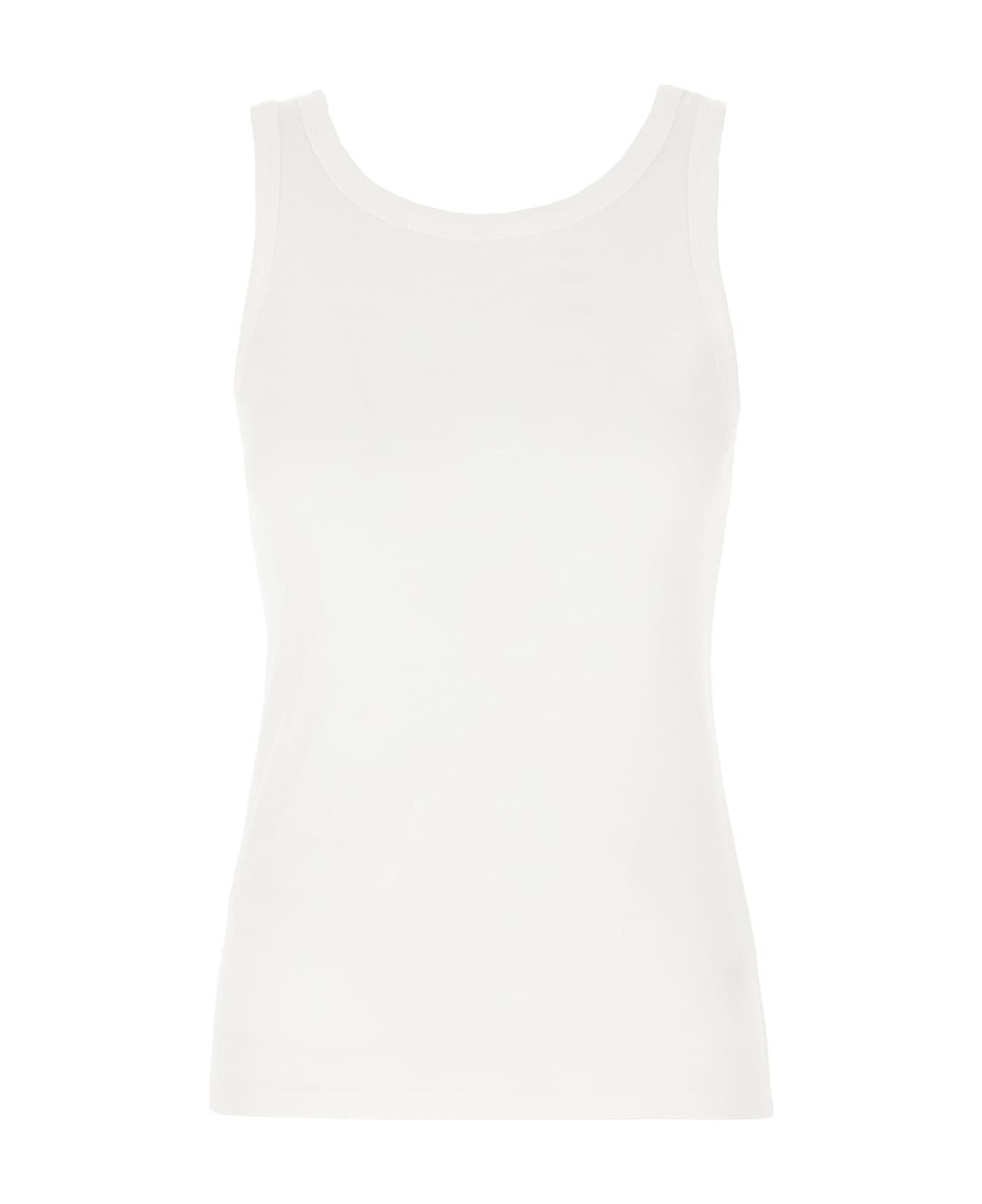The Row White Cotton Top - WHITE